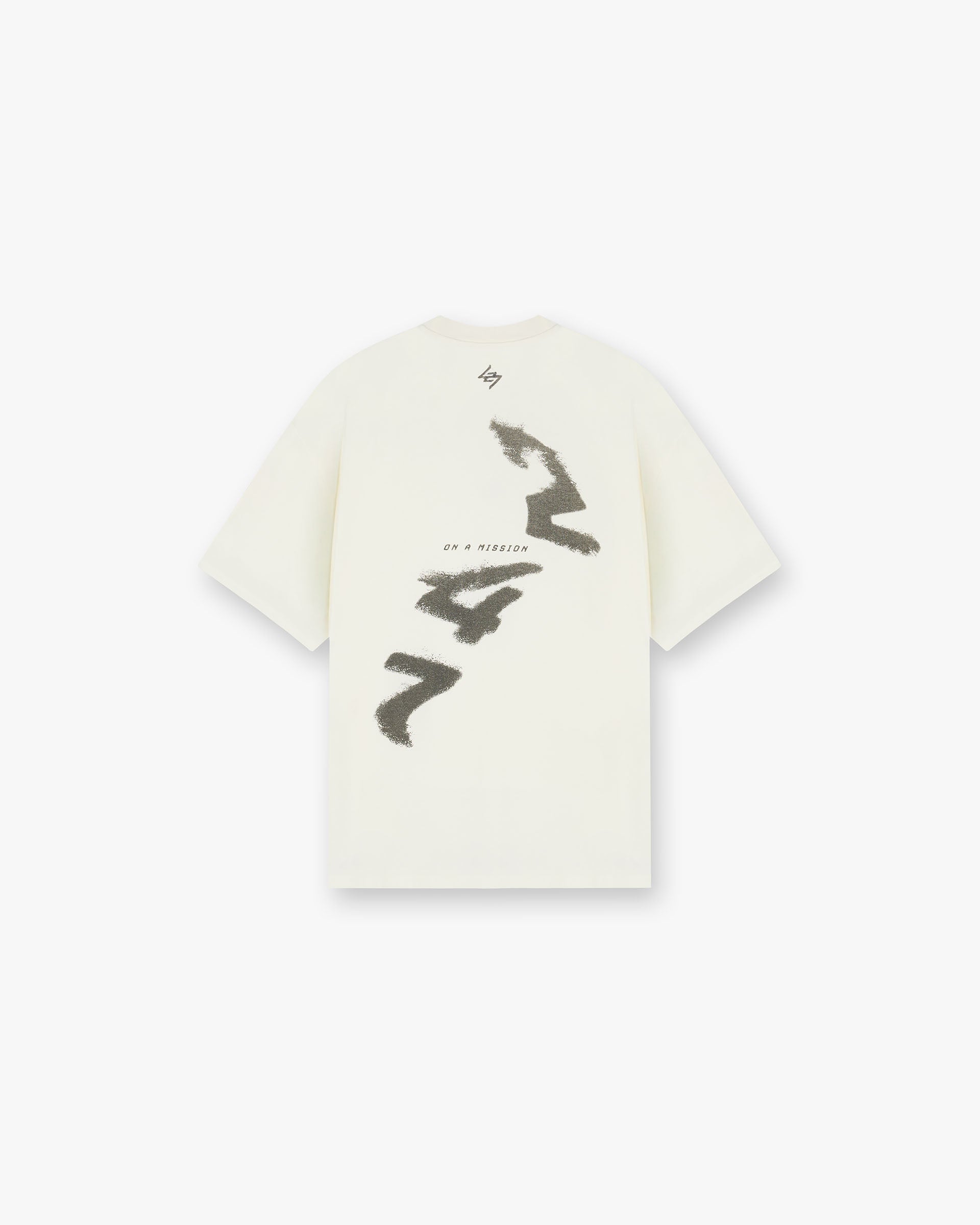 247 Motion Oversized T-Shirt for Men & Women | Comfortable Cotton Crewneck Tee | Flat White Casual Streetwear | Perfect for Lounge, Gym & Everyday Wear