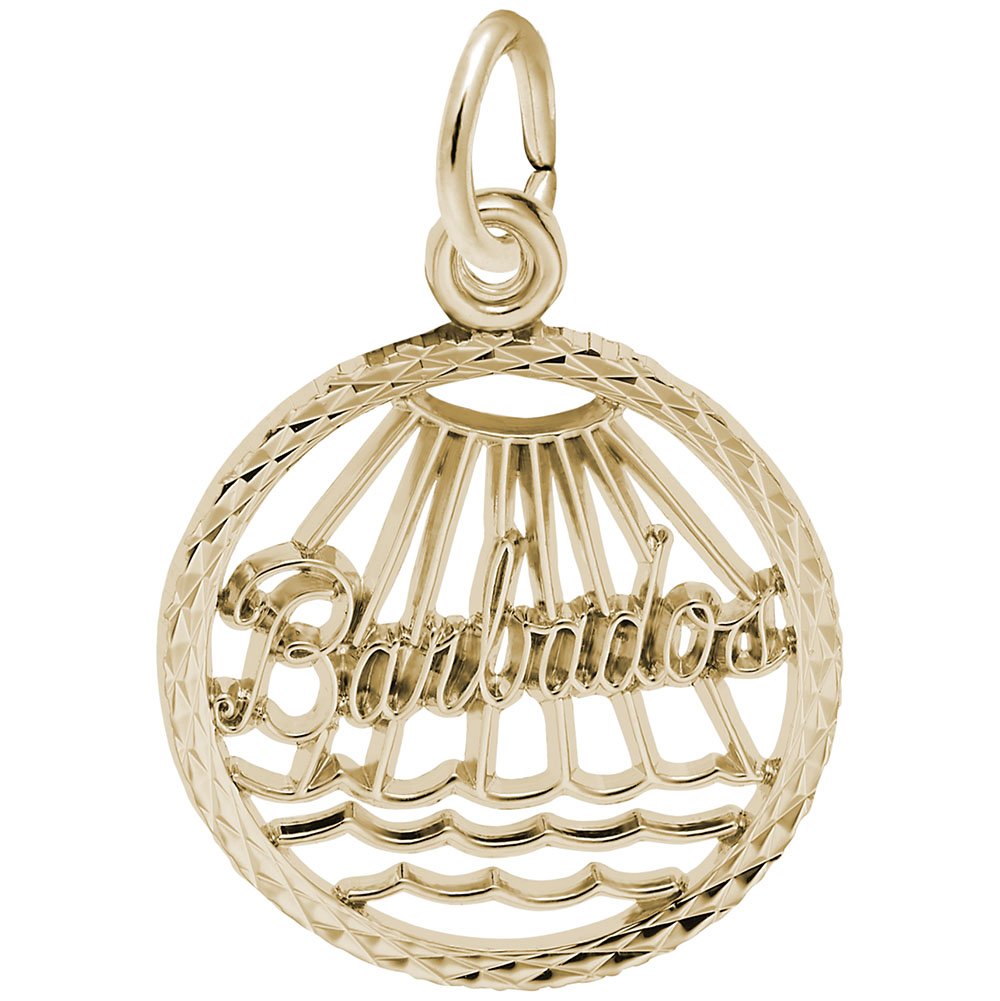 Barbados Charm - Elegant Beaded Charms for Bracelets & Necklaces - Perfect for Jewelry Making, DIY Gifts, and Fashion Accessories