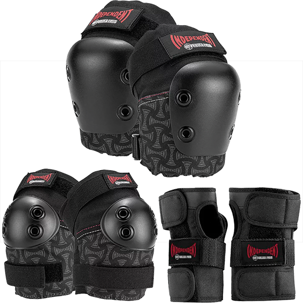 187 6-Pack Knee Pads Set for Junior Skateboarders - Protective Gear for Skateboarding, Roller Skating & Scooter Riding