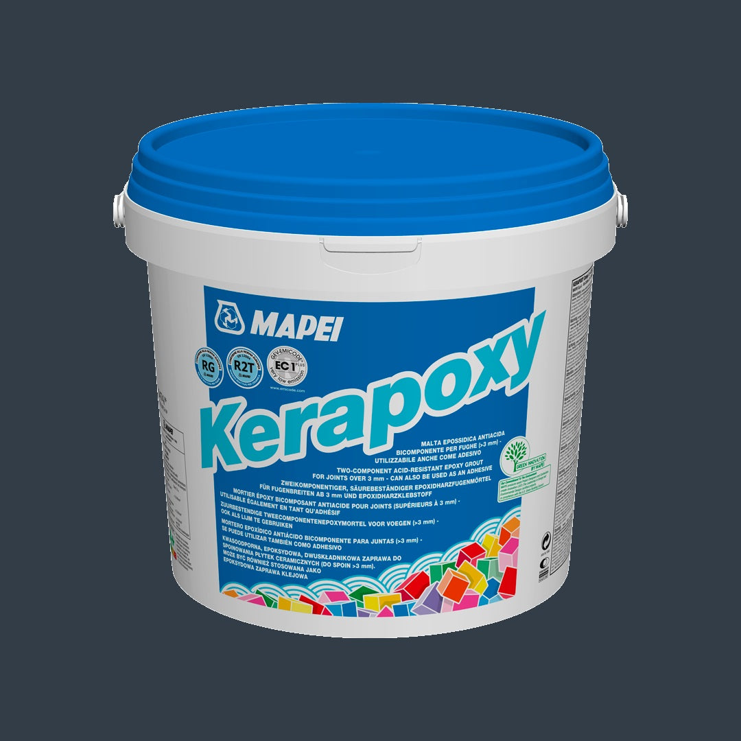 Mapei Kerapoxy 10kg Anthracite 114 - Premium Epoxy Grout for Tile & Stone - Ideal for Bathrooms, Kitchens & High-Traffic Floors