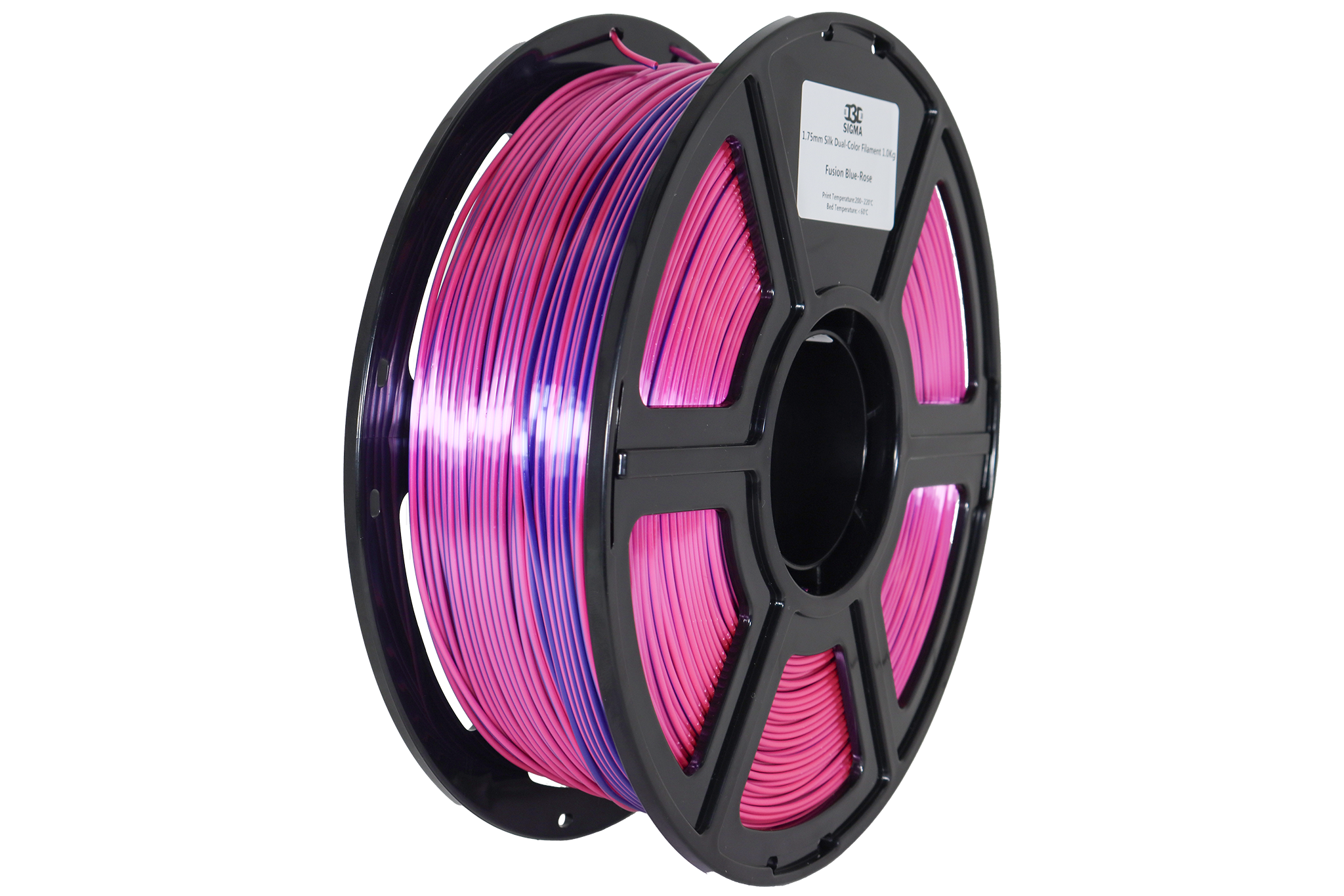 Premium D3D Sigma Silk PLA Filament 1.75mm - 1kg Spool with Vibrant Multi-Color Options for 3D Printing, DIY Projects & Creative Crafts