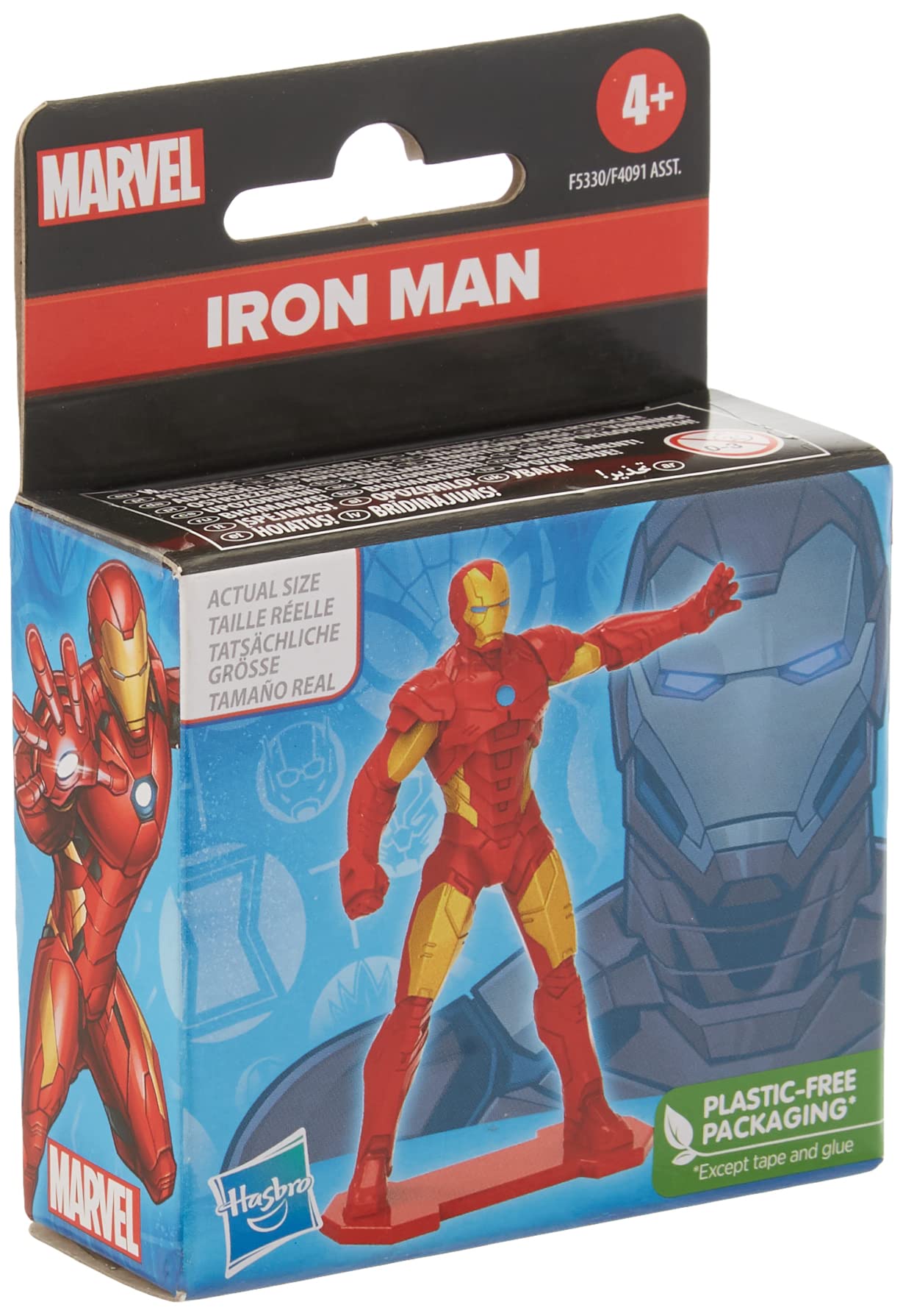 Marvel Iron Man Mini Figurine - Collectible Action Figure for Display, Gifts & Superhero Fans