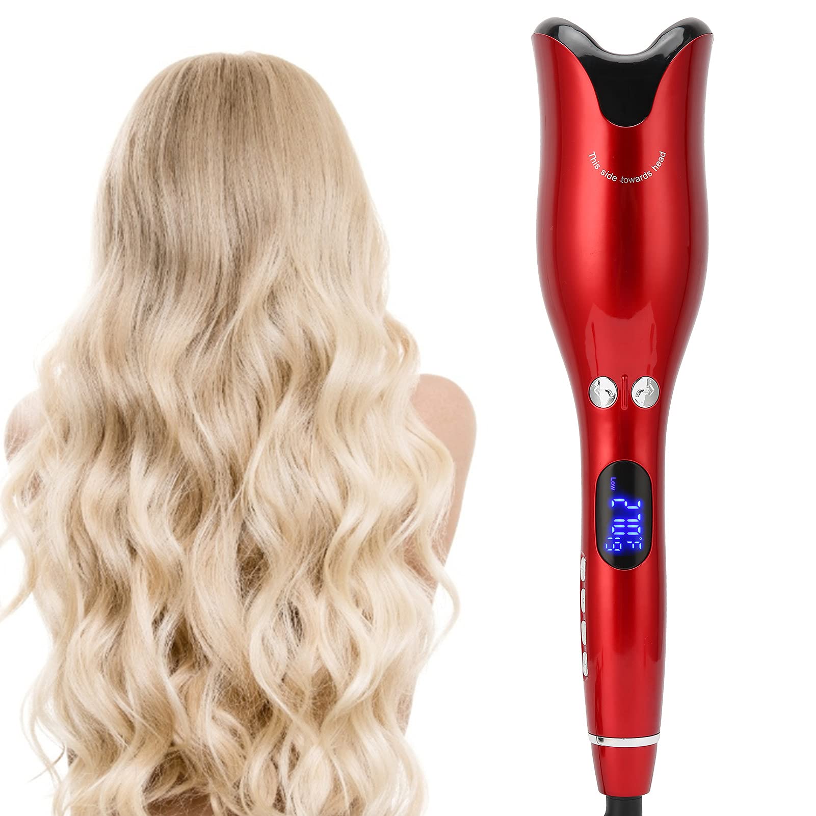 Professional Auto Hair Curler - Automatic Curling Iron Wand with Constant Temperature & Fast Heating for Perfect Curls | Salon-Quality Styling at Home, Parties & Special Events