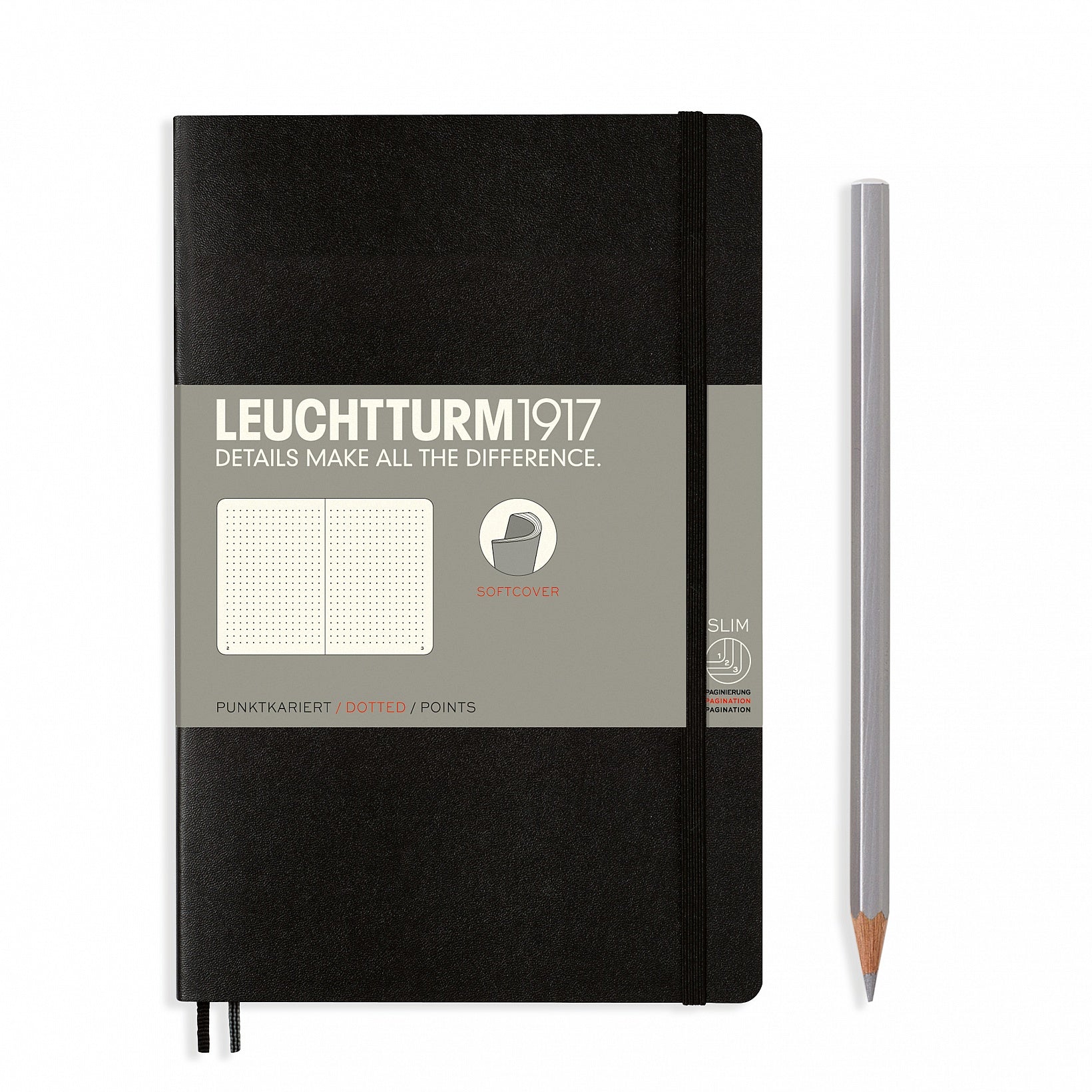 Leuchtturm B6+ Softcover Notebook - Premium Lined Journal for Writing, Note Taking & Sketching - Perfect for Students, Professionals & Artists