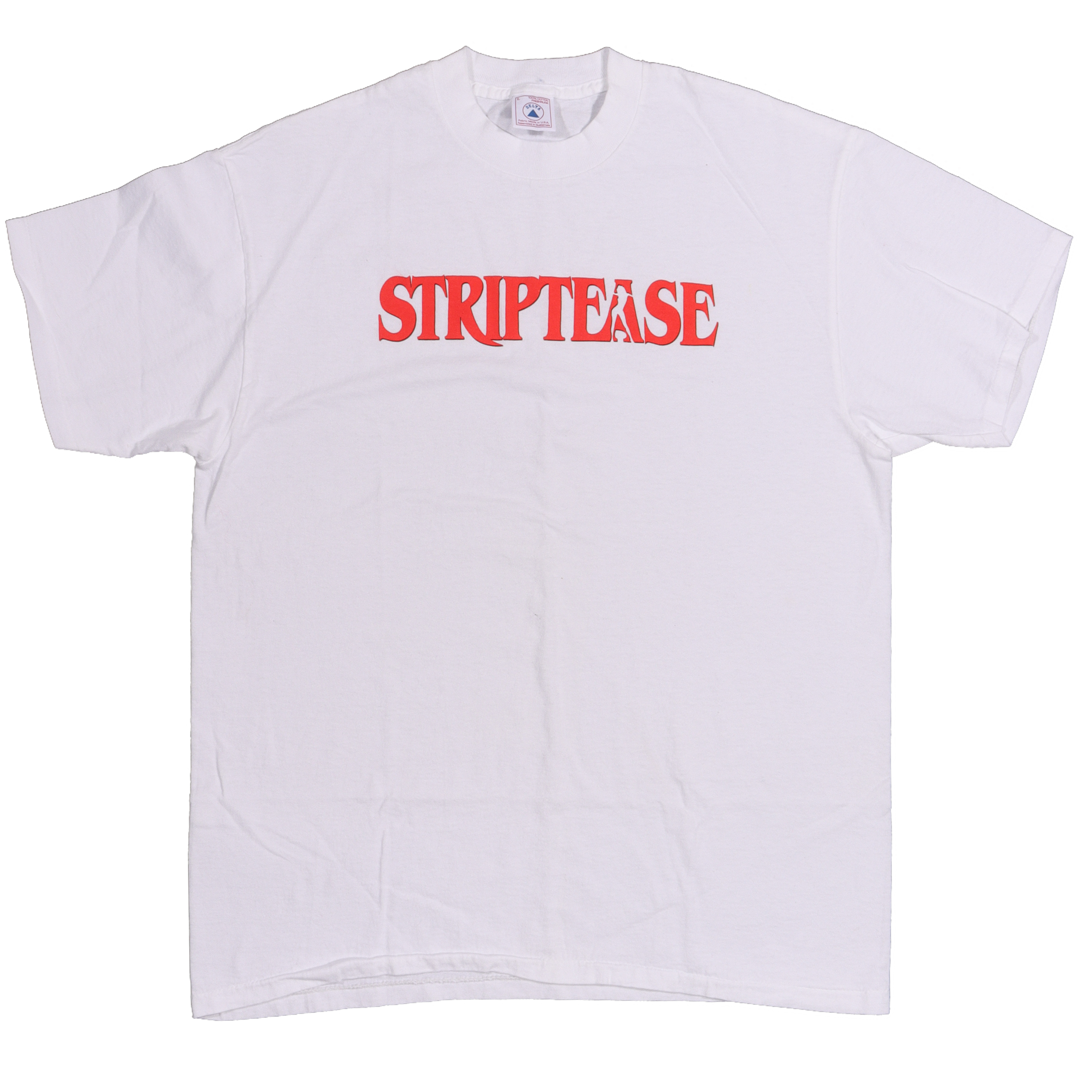 Vintage 1990s 'STRIPTEASE' Retro Logo Graphic T-Shirt - Unisex Cotton Tee for Casual Wear, 90s Nostalgia & Movie Fans