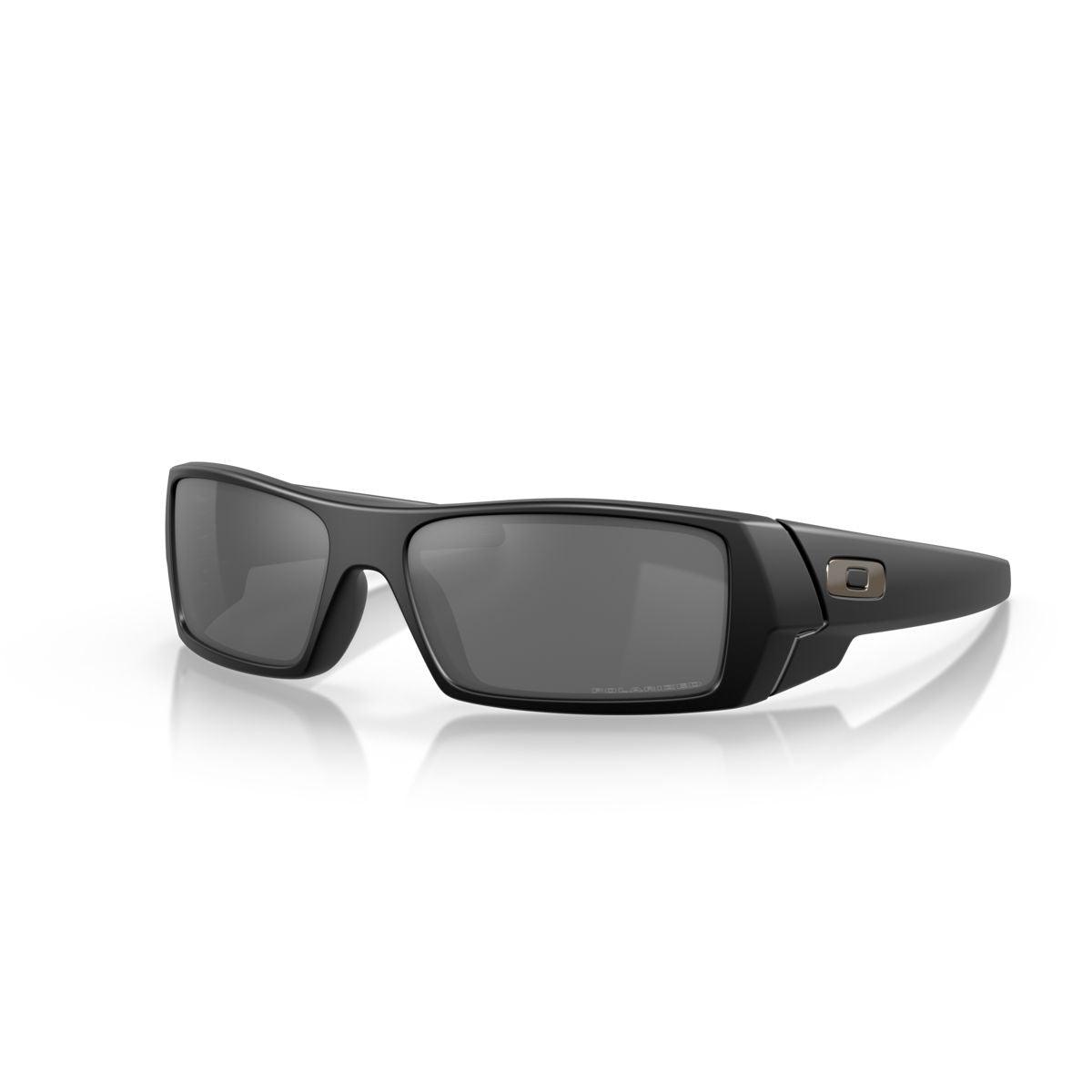 Oakley Gascan Matte Black Sunglasses with Black Iridium Polarized Lenses - Model 0OO9014 12 856 - Perfect for Outdoor Sports, Driving & Everyday Wear