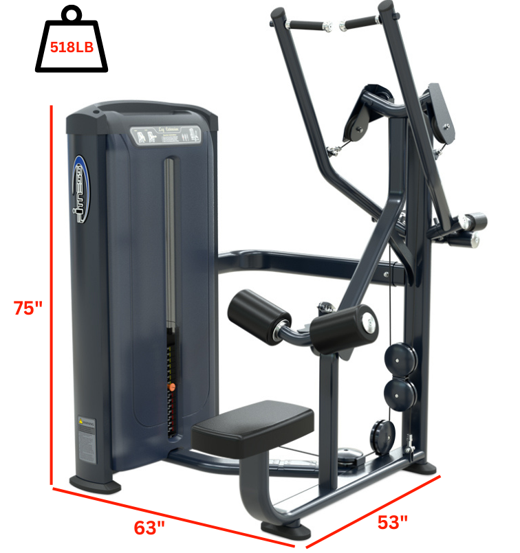 Lat Pulldown Machine - Heavy Duty Gym Equipment for Back Workouts | Perfect for Home & Commercial Gyms - Strengthen Lats & Upper Body