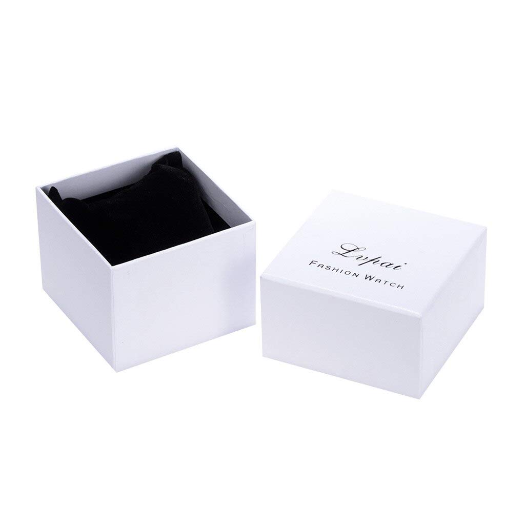 Men's Luxury Watch Box Gift Set - Durable Leather Watch Storage Case with Small Pillow & Jewelry Compartment - Perfect Businessman Present for Office, Travel & Anniversary Gifts (#10, As Shown)