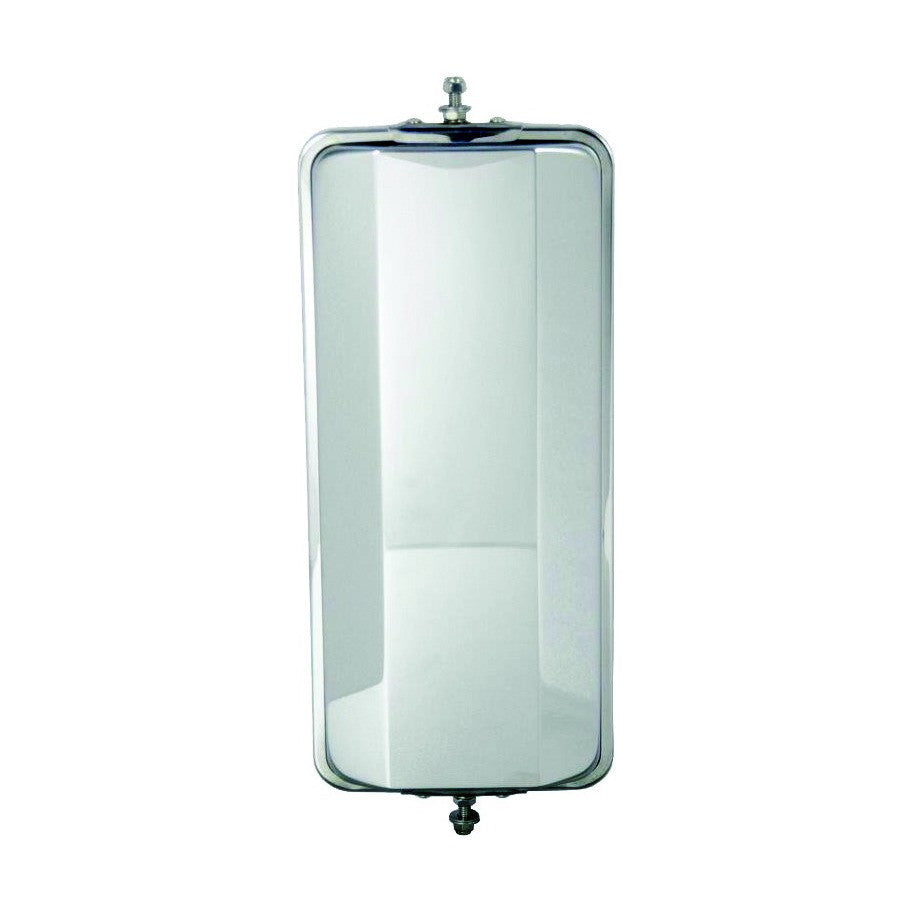 Fortpro 7 x 16 Inch Stainless Steel West Coast Mirror Head for Trucks & Trailers | Heavy Duty Replacement Mirror | F245678 | Perfect for Long Haul Driving & Towing