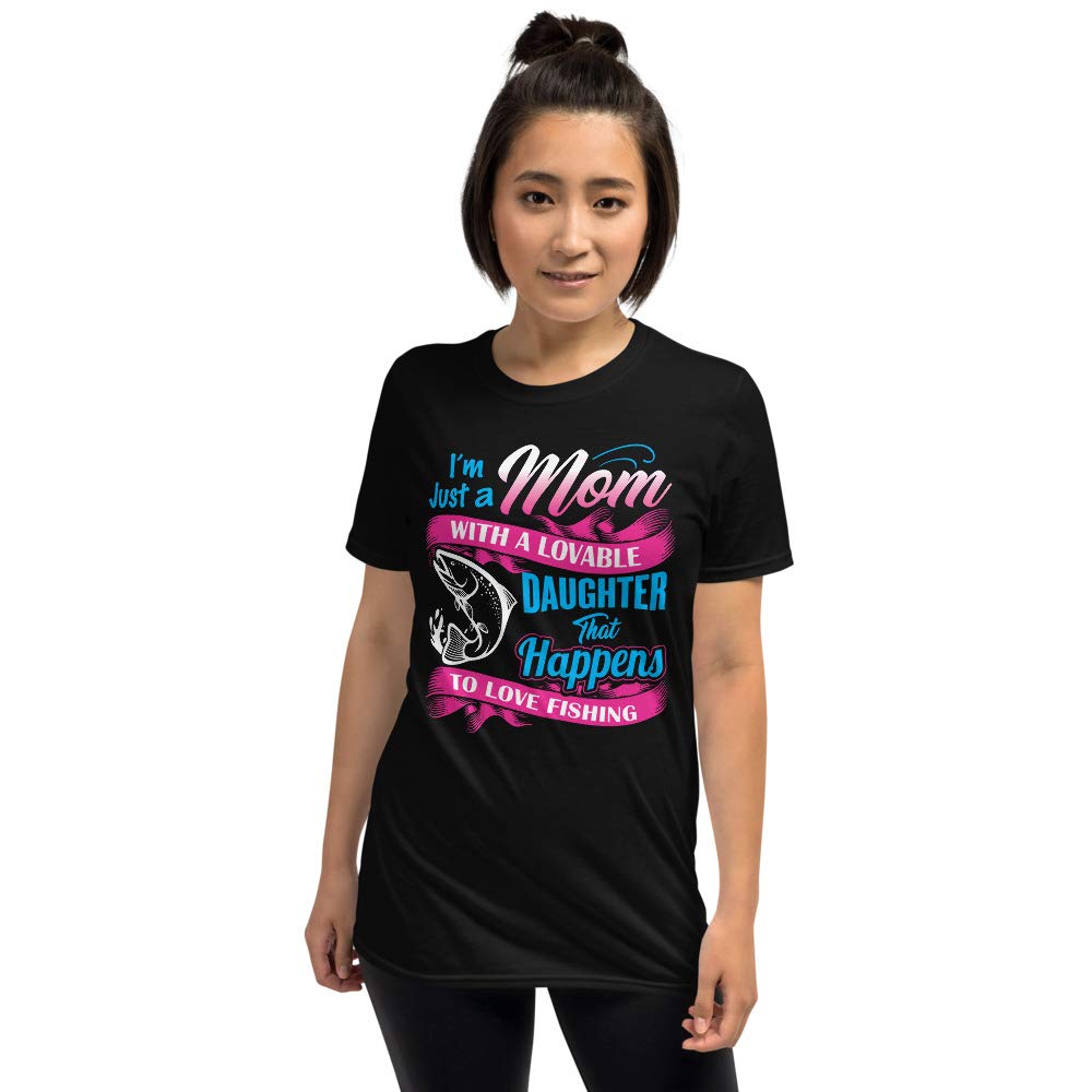 Funny Fishing Shirt for Women - Best Novelty Fishing Gift for Mom, Wife or Girlfriend - Perfect Birthday Present for Fishing Lovers - Great for Outdoor Fishing Trips, Beach Vacations and Camping Adventures