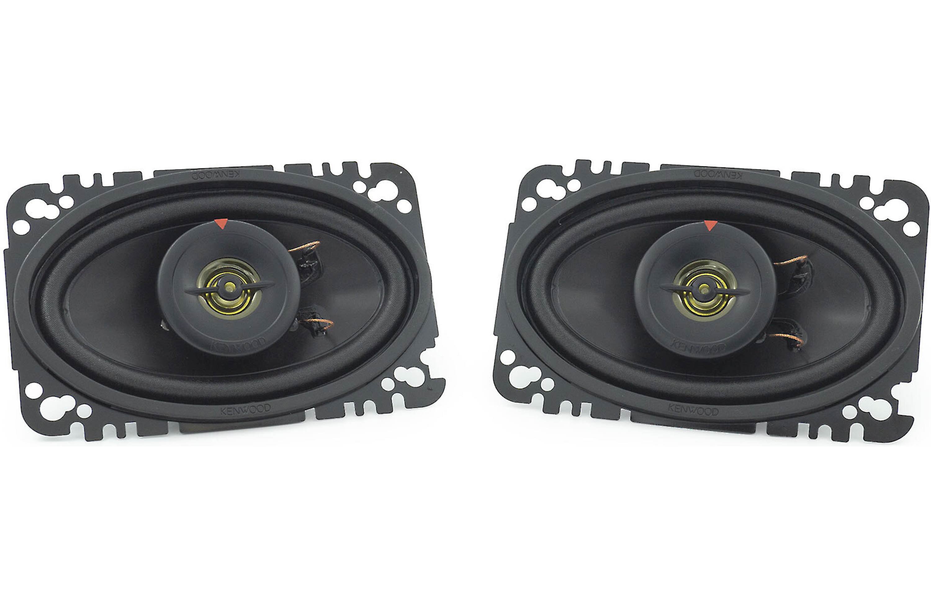 Kenwood KFC 4675C 4x6 Inch 2-Way Coaxial Car Speakers (Pair) - Premium Sound for Cars, Trucks & SUVs - Perfect for Upgrading Your Vehicle Audio System