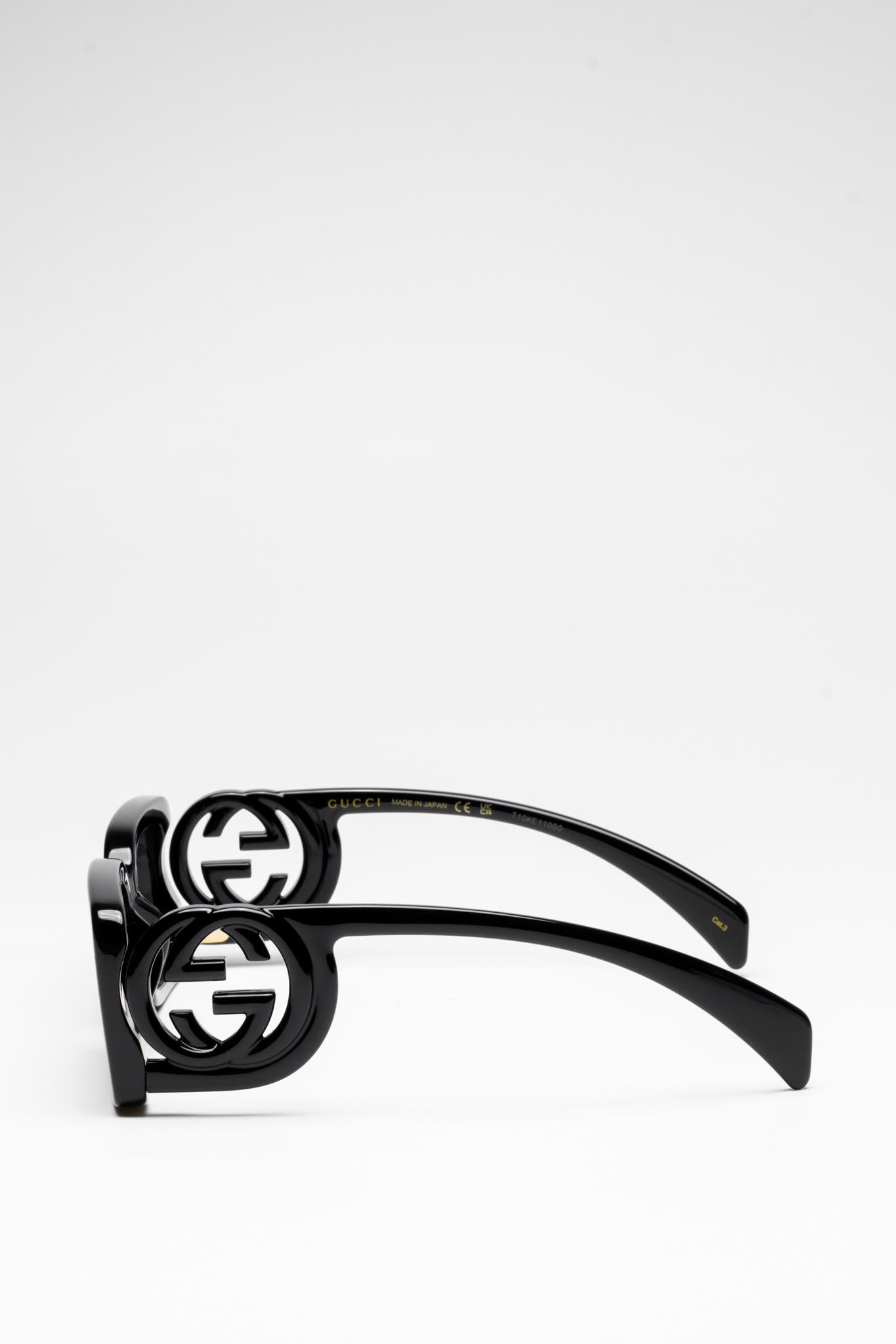 GUCCI GG1325S 001 Sunglasses - Classic Aviator Style with GG Logo - UV Protection & Polarized Lenses for Men & Women - Perfect for Driving, Travel & Outdoor Activities