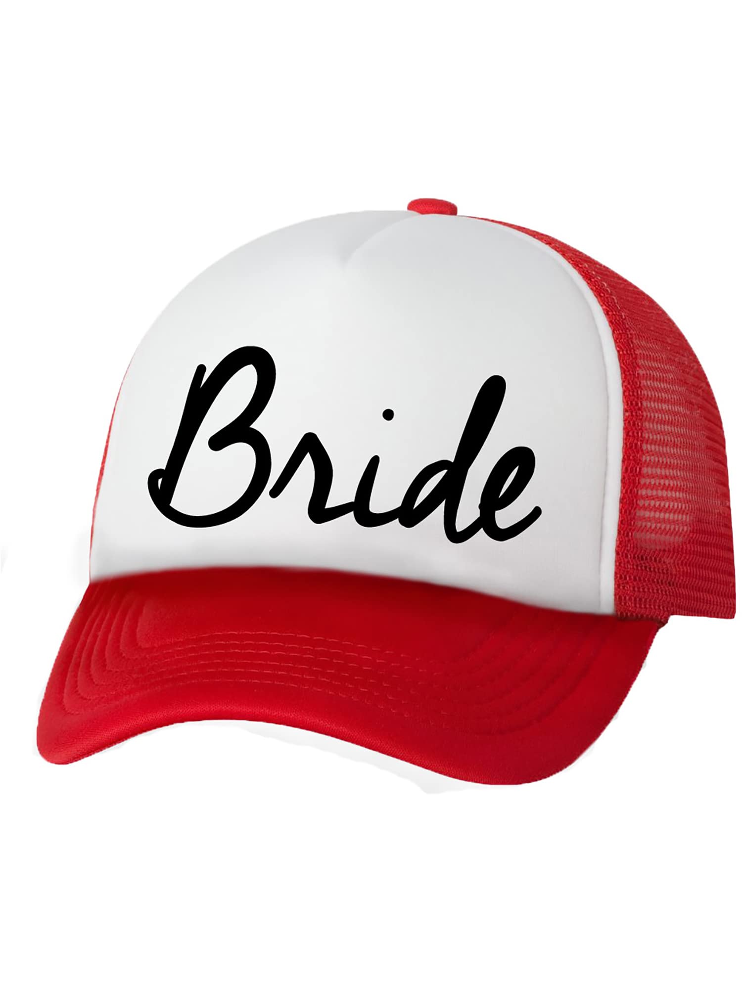 ZeroGravitee Bride Trucker Mesh Snapback Hat - Wedding & Outdoor Fashion