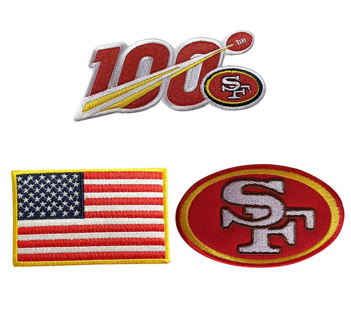 3pcs Embroidered Letter SF Iron-On/Sew-On Patches for Vest, Jacket, Cap, Hoodie & Backpack - DIY Customization for Clothing & Accessories - Perfect for Bikers, Fashion Enthusiasts & Brand Promotion