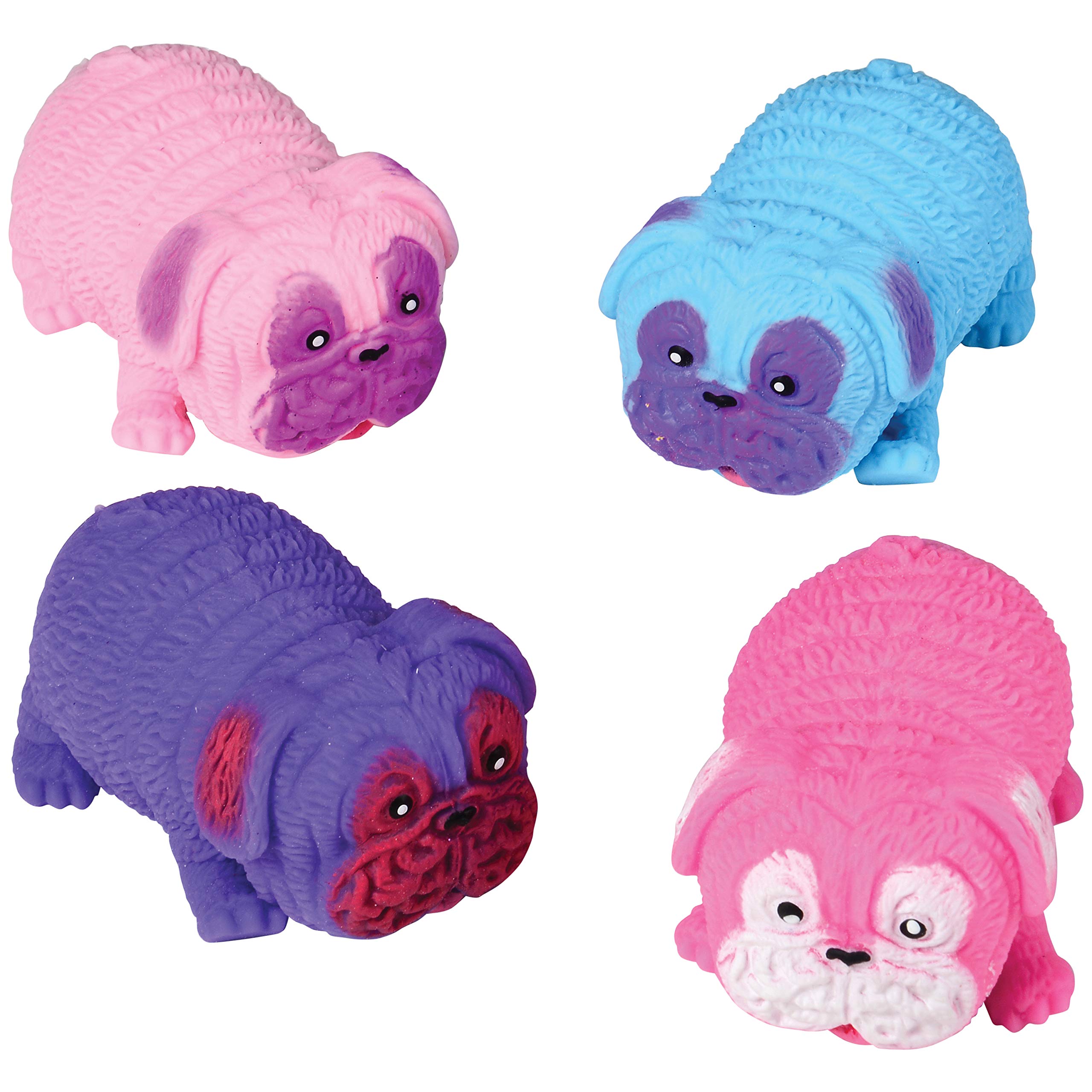 Squishy Pug Stress Relief Toy - Soft & Cute Plush Dog for Kids & Adults - Perfect for Anxiety Relief, Sensory Play & Home Decor (US Seller)