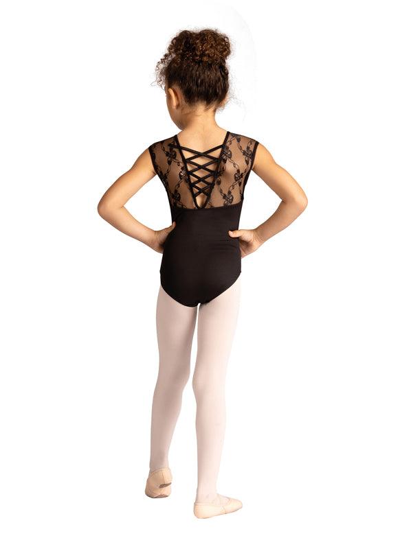 DanzNMotion Girls' Ballet Leotard - Stretchy Dancewear for Kids, Toddler & Youth - Perfect for Ballet, Gymnastics & Dance Classes (Gillian Style)