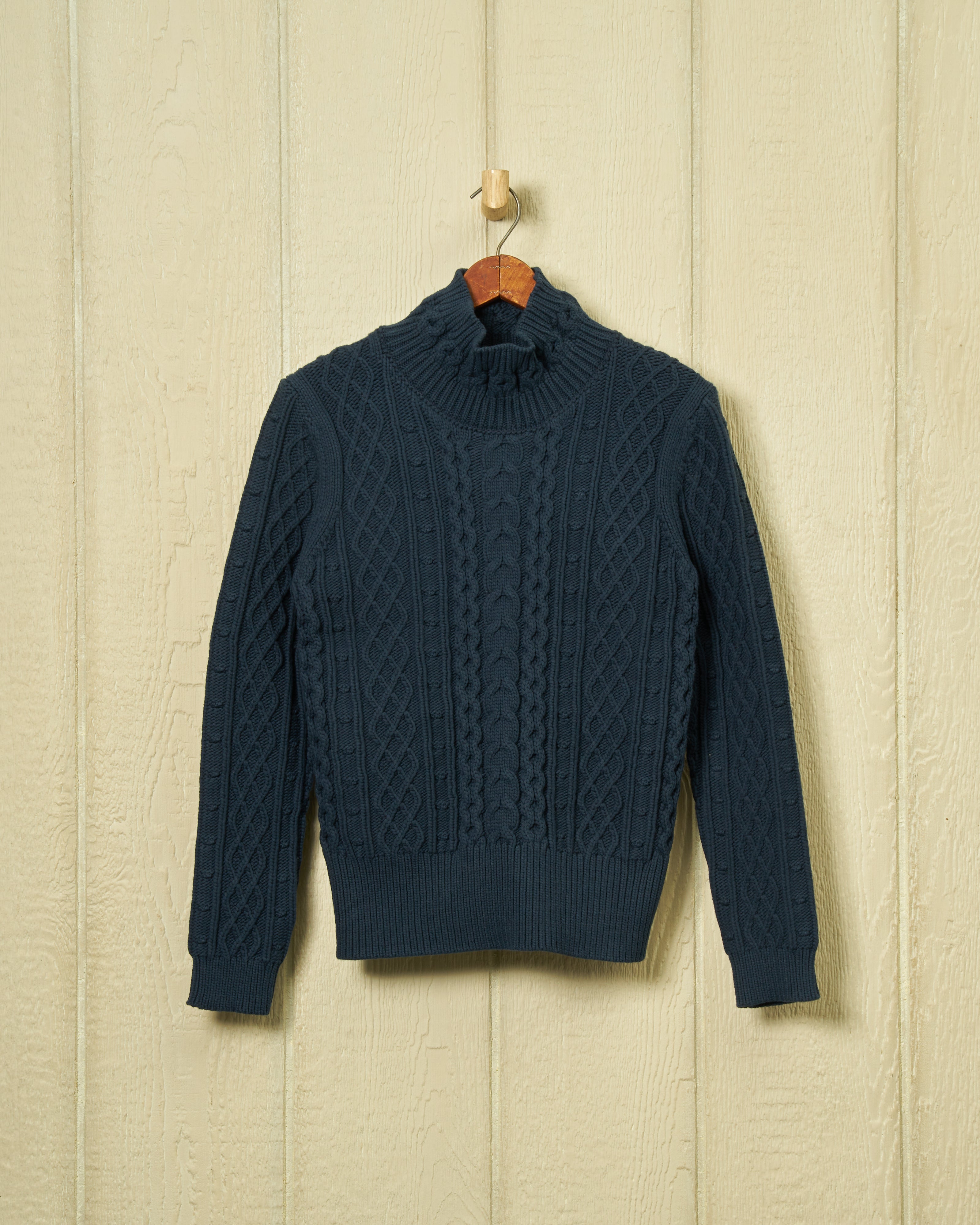 Stowe Navy Turtleneck Sweater for Women - Soft & Warm Winter Pullover - Perfect for Office, Casual Outfits & Holiday Gatherings