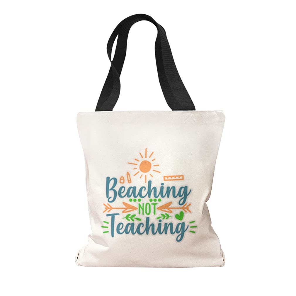 Eco-Friendly Canvas Tote Bag - Reusable Shopping Bag for Women, Beach, Grocery & School - Durable Cotton Carryall for Shopping, Travel & Daily Use
