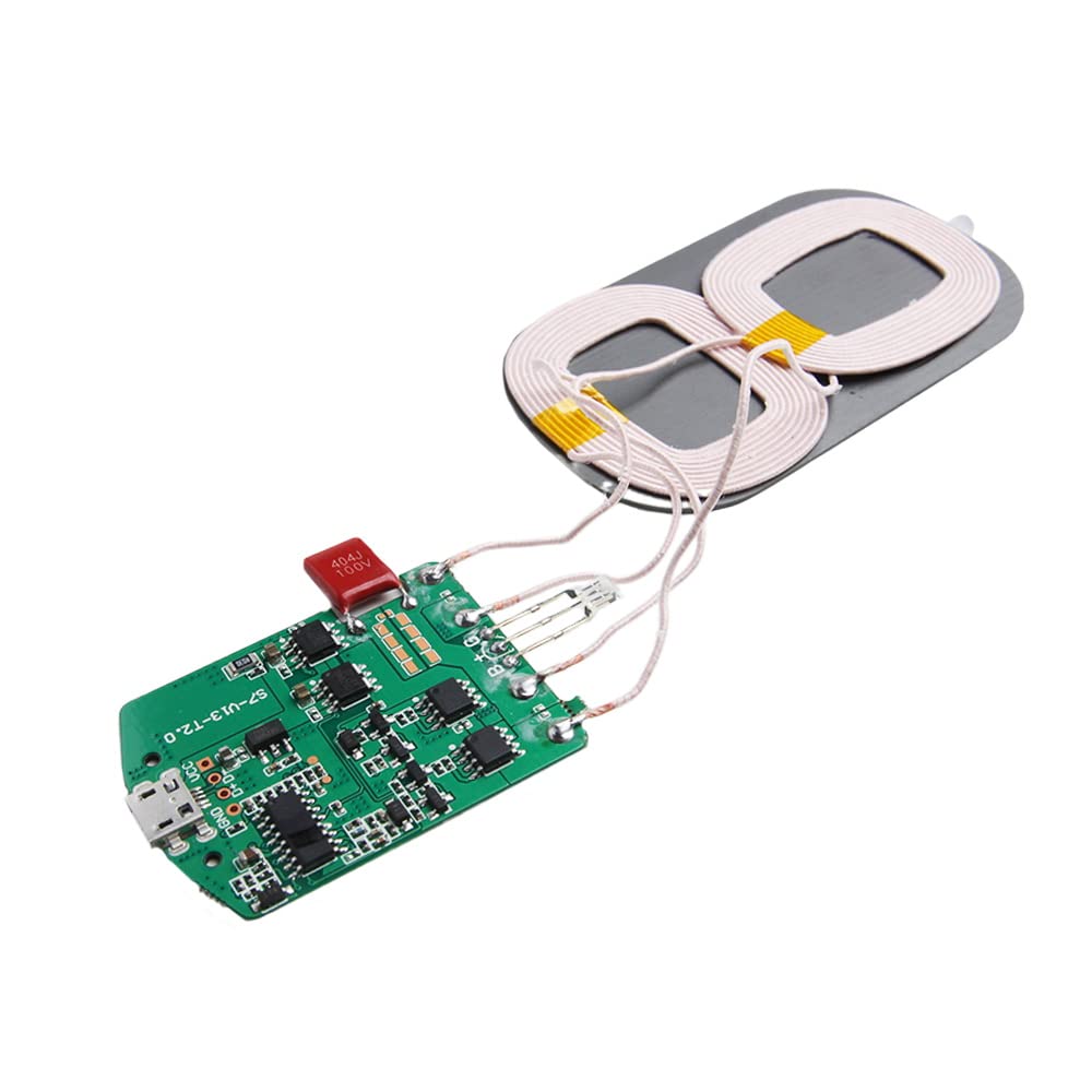 Acxico 10W Qi Fast Wireless Charger PCBA Circuit Board with Coil - Perfect for Smartphones, Tablets & Qi-Enabled Devices