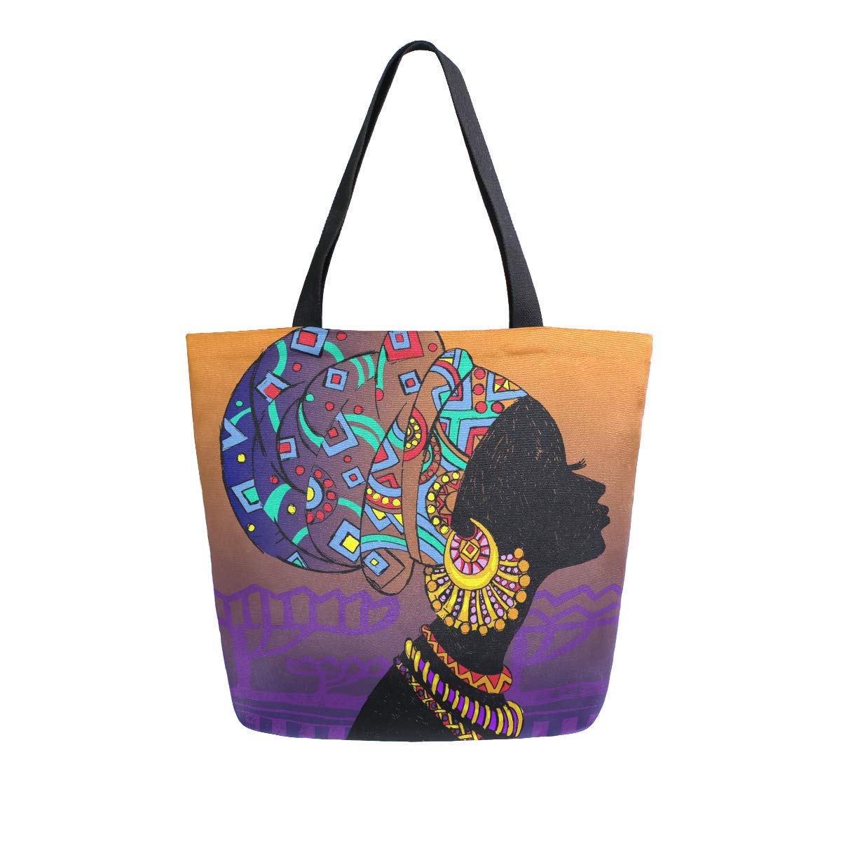 Stylish African American Women's Tote Bag - Large Capacity Work & Travel Shoulder Handbag for Business, Beach & Shopping (Perfect for Office Commute, Weekend Getaways & Daily Errands)