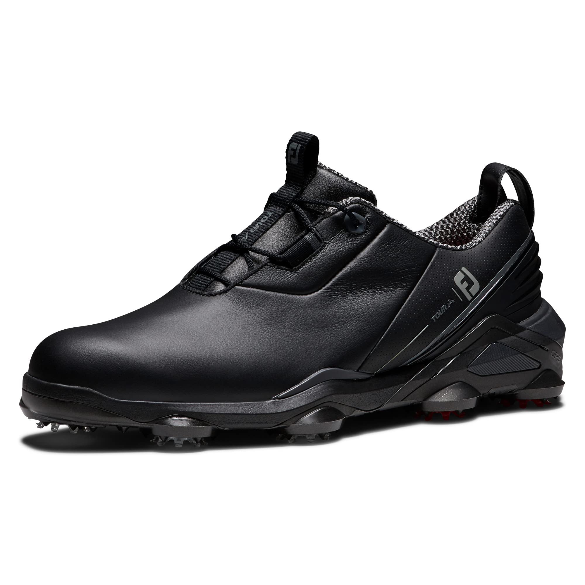 FootJoy Men's Tour Alpha Golf Shoes - Waterproof Spiked Golf Shoes for Men - Comfortable & Durable Golf Footwear for Walking the Course | Perfect for Golf Tournaments & Casual Play