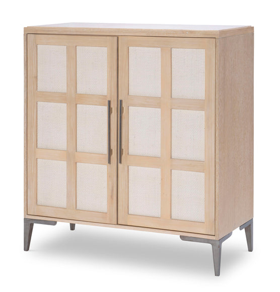 Biscayne Bar Chest Beige - Modern Storage Cabinet for Living Room, Bedroom, or Home Office - Perfect for Organizing Blankets, Books, and Decor