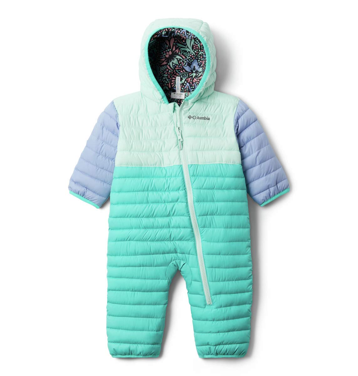 Columbia Baby Girls Powder Lite™ Reversible Bunting Jacket - Warm Winter Snowsuit for Toddler Outdoor Play, Skiing & Snowboarding