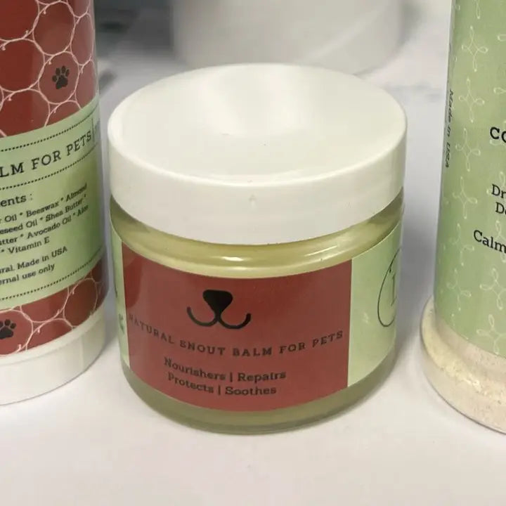 Natural Snout Balm for Dogs & Cats - Organic Nose Balm for Dry, Cracked Snouts - Soothing Pet Care for All Seasons - Perfect for Outdoor Adventures & Indoor Comfort