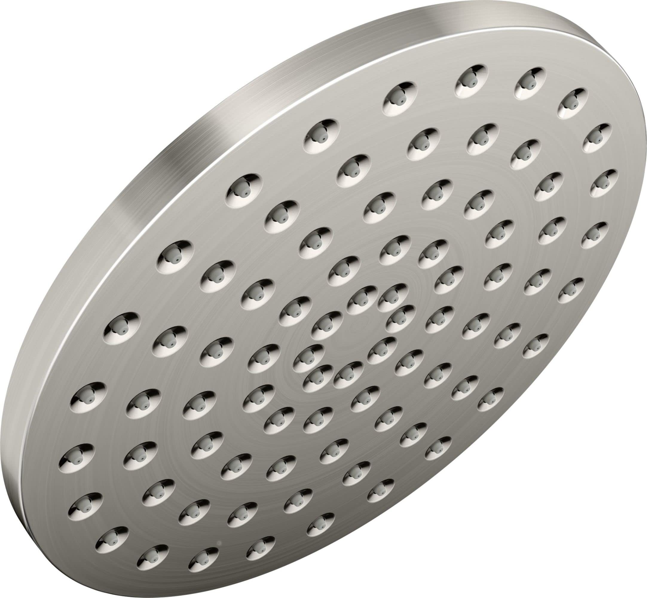 PROFLO PFSH310 1.8 GPM Single Function Shower Head in Brushed Nickel Finish - Water Saving Bathroom Showerhead for Home, Apartment & RV Use