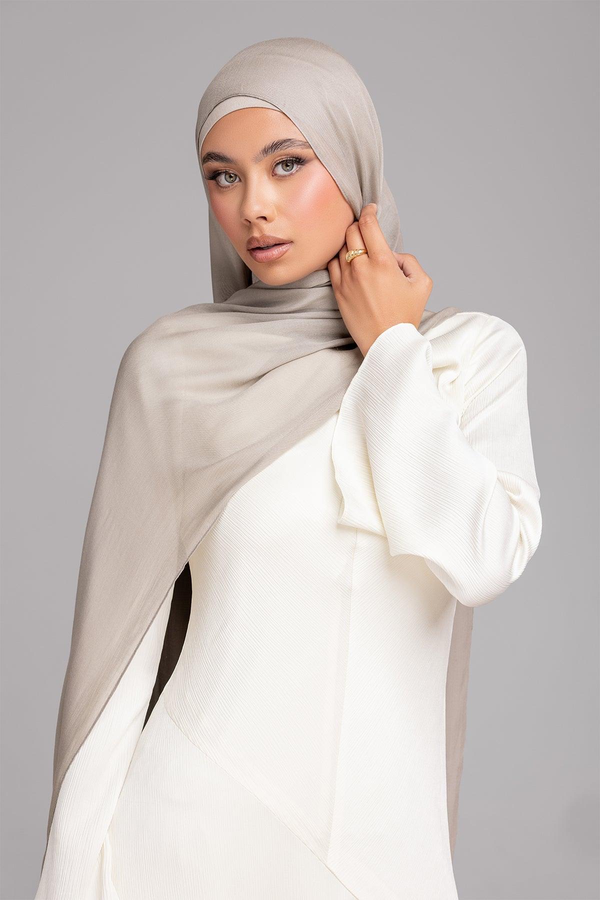 Premium Modal Matching Hijab Set - Soft & Breathable Mushroom Color - Perfect for Daily Wear, Work & Special Occasions
