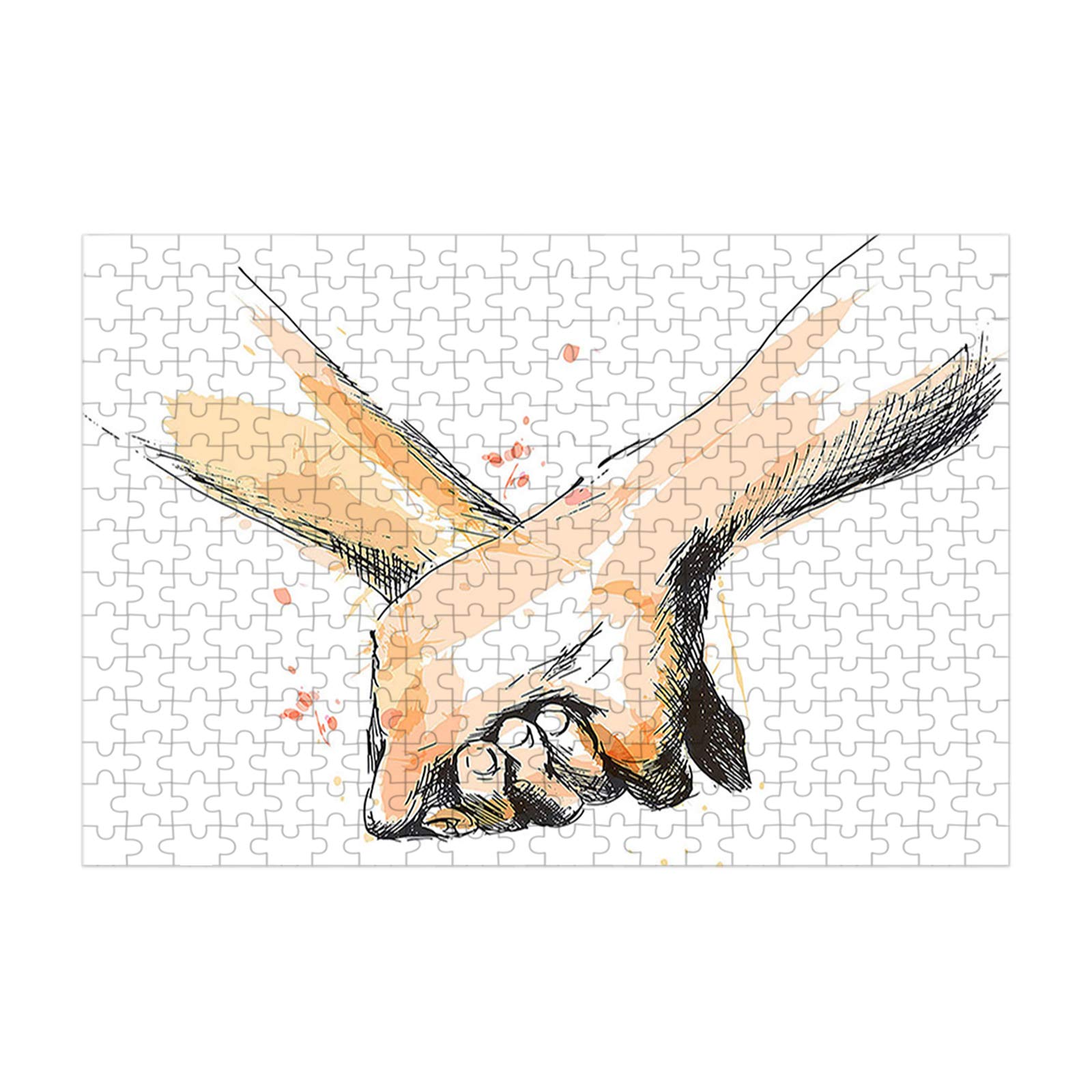 Romantic Couple Holding Hands Wooden Jigsaw Puzzle - 300 Piece Wedding & Valentine's Day Gift for Adults, Men, Women, Boys & Girls (10.2x15 Inch) - Perfect for Date Nights, Anniversary Celebrations & Family Bonding Activities