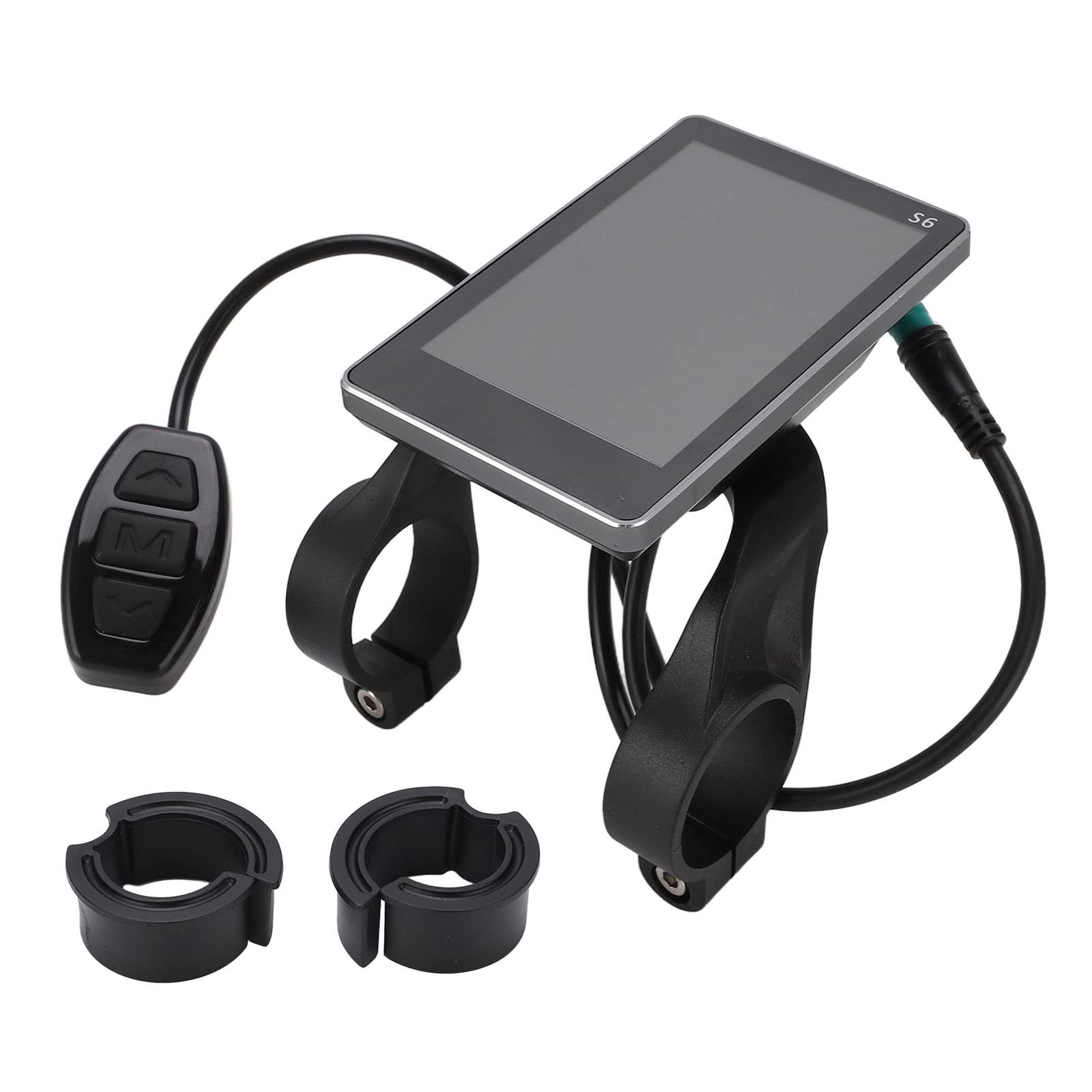 TeamSky Bike LCD Display - Waterproof Electric Bike Speedometer with Backlight for E-Bike Conversion | Perfect for Commuting, Mountain Biking & Urban Riding