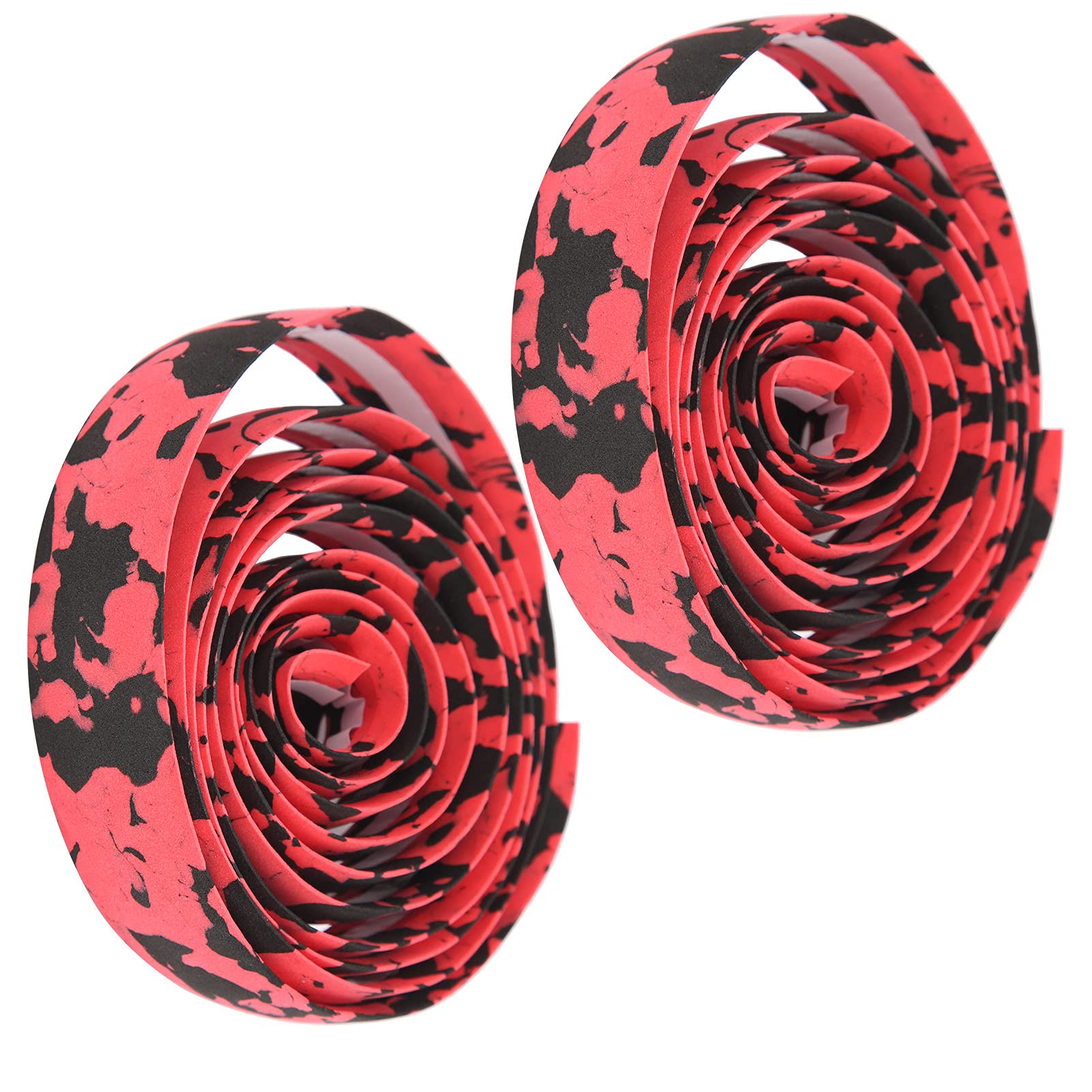 Thickened Anti-Slip Bike Grip Tape with End Plugs - Soft Handlebar Tape for Mountain, Road & Racing Bicycles | Perfect for Cycling, Commuting & Sports Training