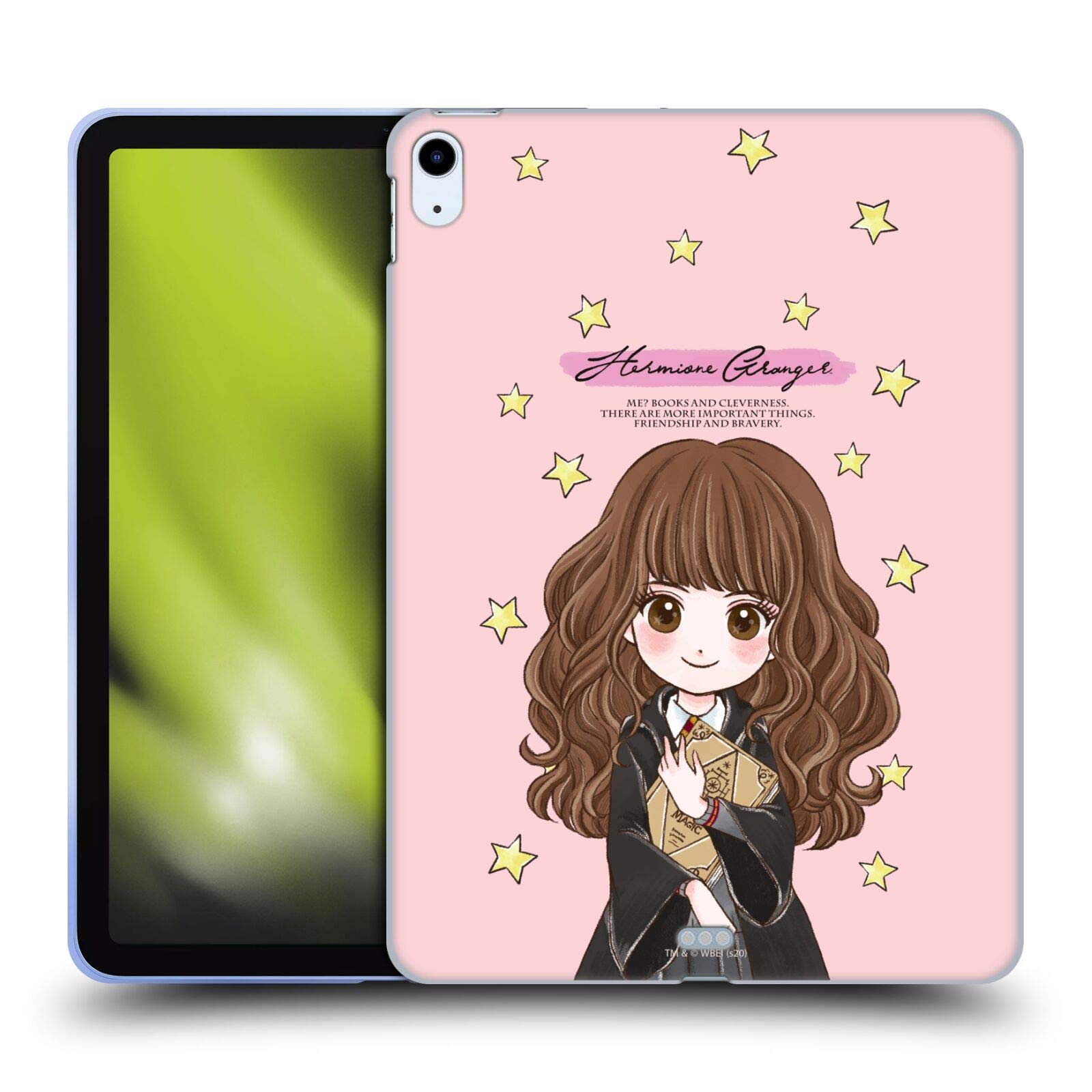 Harry Potter Hermione Granger Deathly Hallows iPad Air Case - Officially Licensed Soft Gel Cover for iPad Air 2020/2022 - Perfect for School, Work, and Travel
