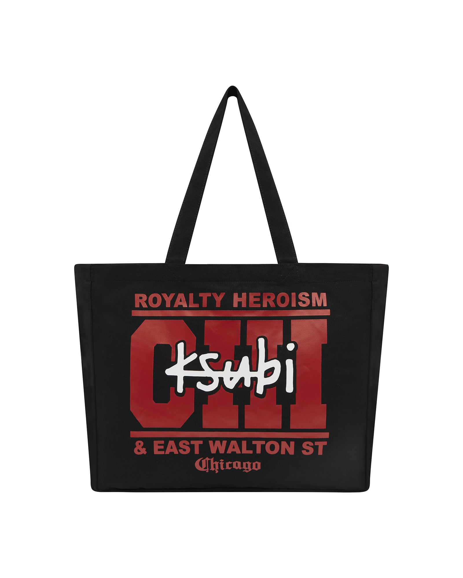 Chicago and The Streets Tote Bag - Stylish Black Canvas Tote for Women - Perfect for Shopping, Work, and Everyday Use