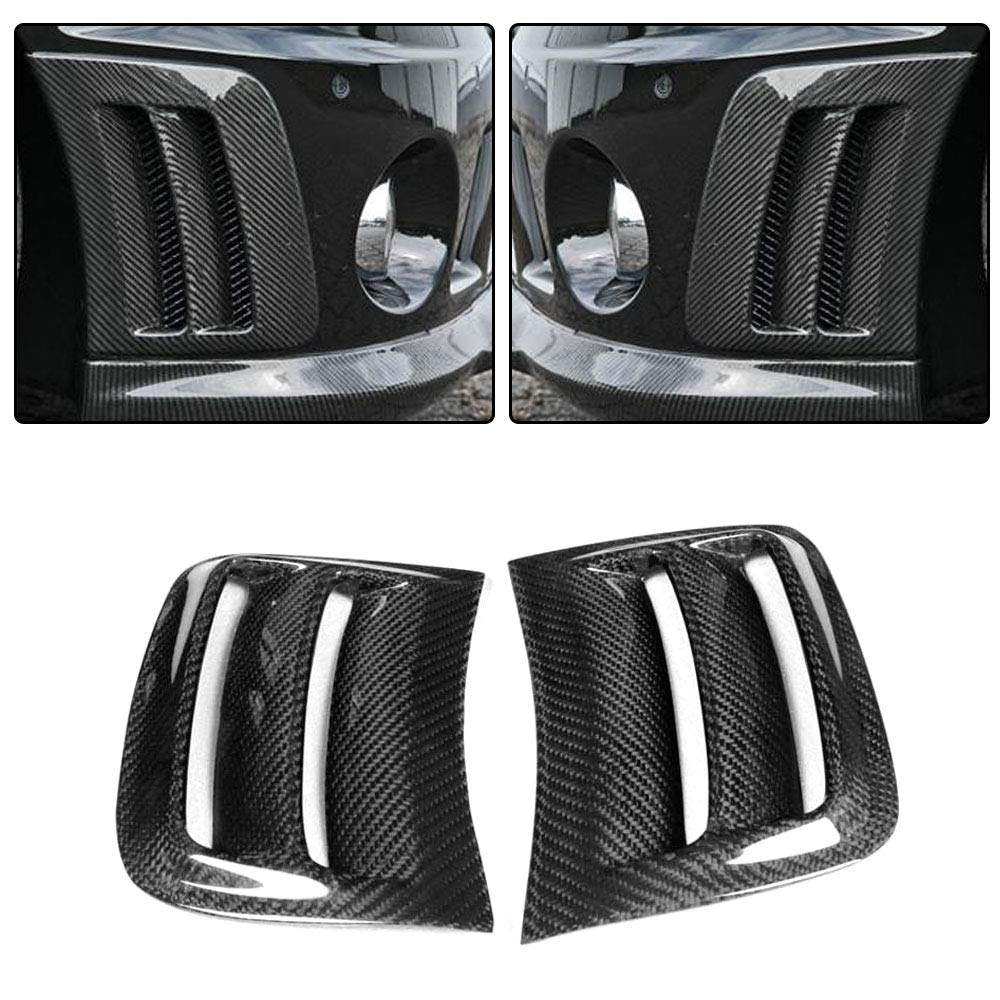 Carbon Fiber Side Air Fender Vent Cover for Mercedes Benz W204 C63 AMG (2008-2011) - Front Bumper Air Intake Cover, Spoiler & Trim Panel | High-Performance Upgrade for Sporty Look & Improved Aerodynamics | Perfect for Racing, Car Shows & Street Performance