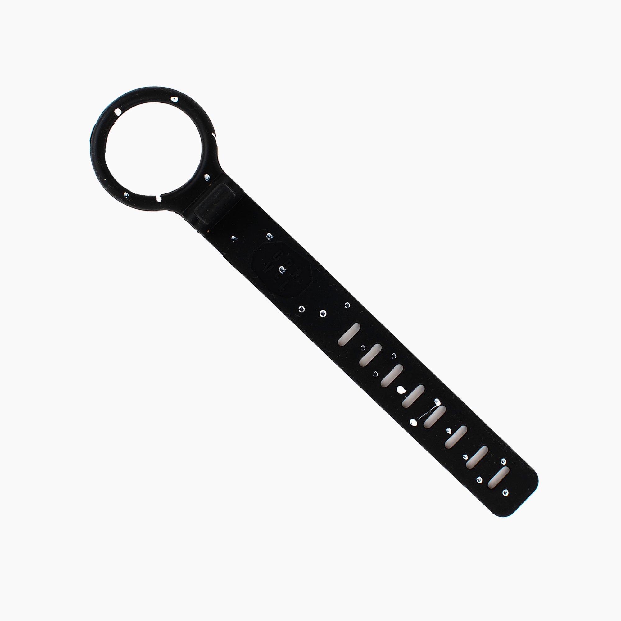 Premium Black Sand Silicone Hang Strap - Durable & Non-Slip Hanging Organizer for Kitchen, Bathroom, Office & Travel Accessories Storage