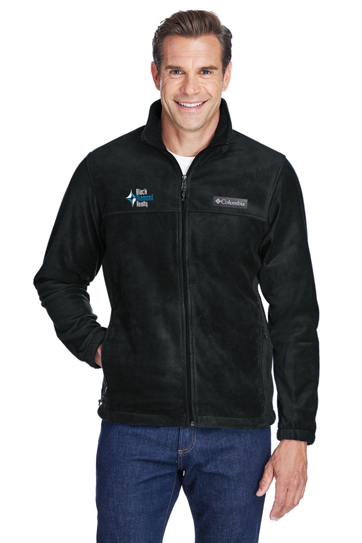 Columbia Men's Full Zip Fleece Jacket - Warm & Comfortable Winter Outerwear for Hiking, Camping & Outdoor Activities | Black Diamond Realty