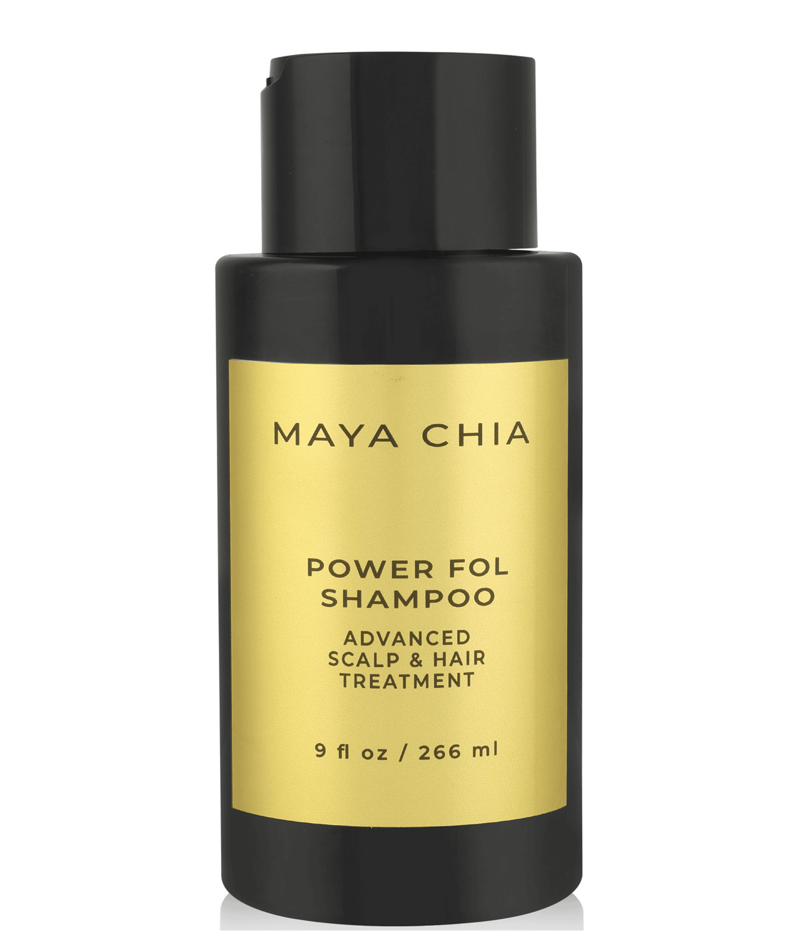 Maya Chia Power Fol Shampoo - Natural Hair Growth Treatment with Biotin & Follicle Stimulators | For Thicker, Stronger Hair | Perfect for Daily Use & Hair Loss Prevention