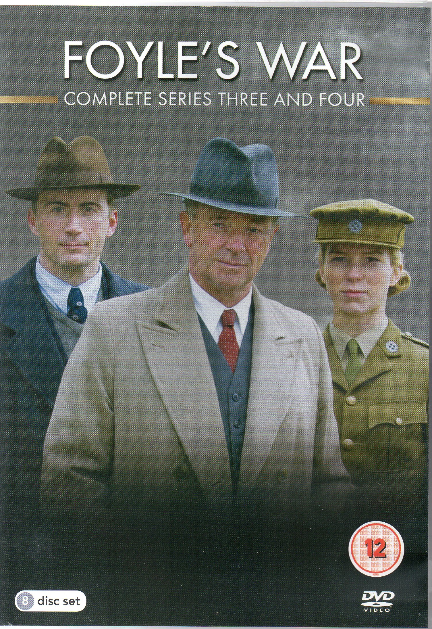 Foyle's War Series 3 & 4 DVD Box Set - Complete Seasons Collection | WWII British Detective Drama | Perfect for History Buffs & Mystery Lovers