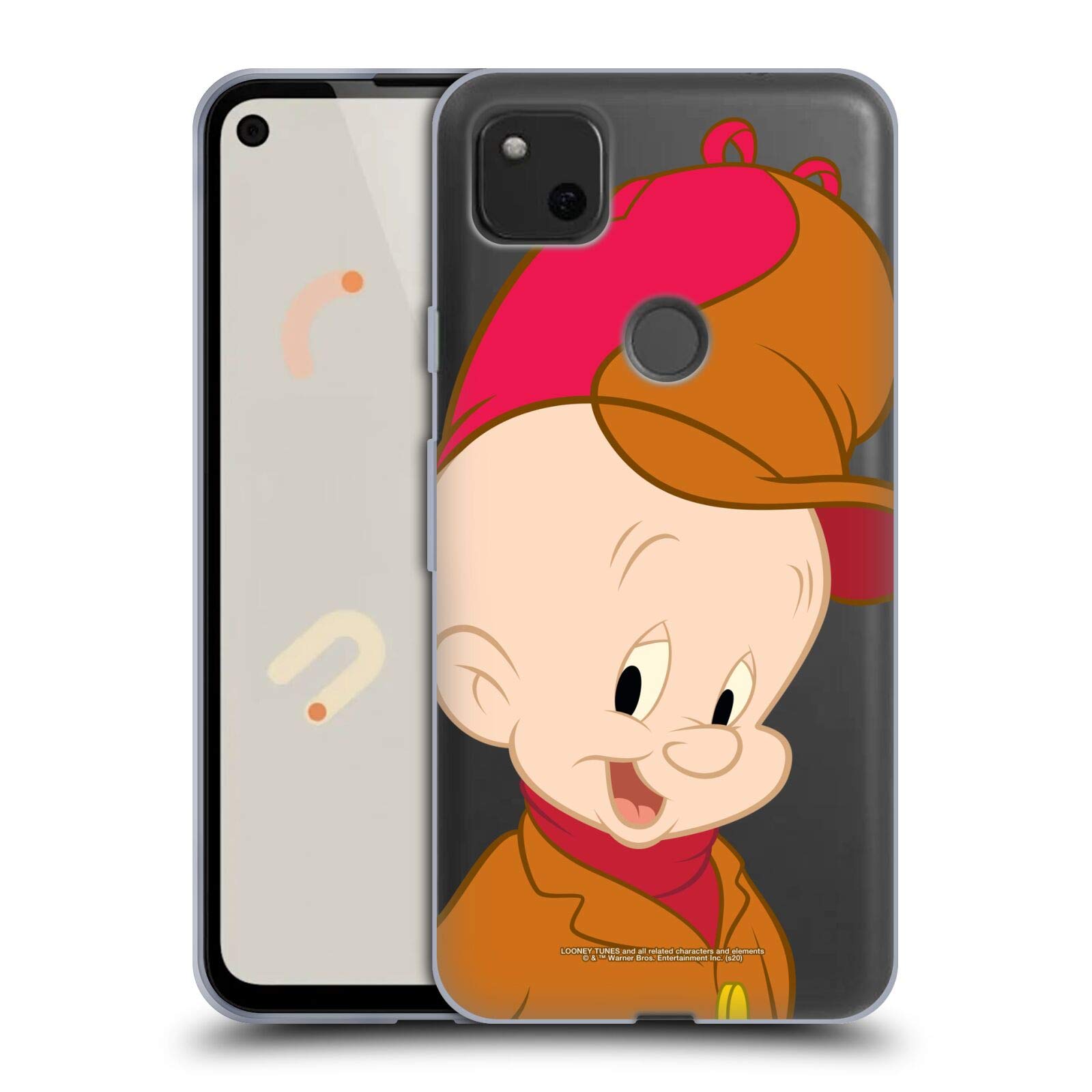Looney Tunes Elmer Fudd Case for Google Pixel 4a - Soft Gel Cover for Daily Use