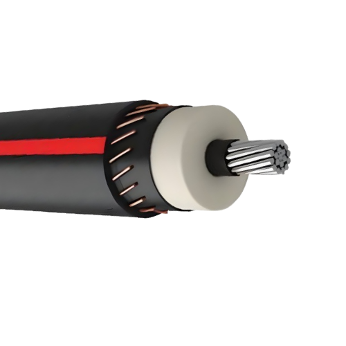1 AWG Solid Aluminum Primary UD Cable 14 AWG Full Neutral TR XLPE/LLDPE MV 90 100% 175 mil 15 kV - Underground Power Distribution for Commercial & Industrial Applications