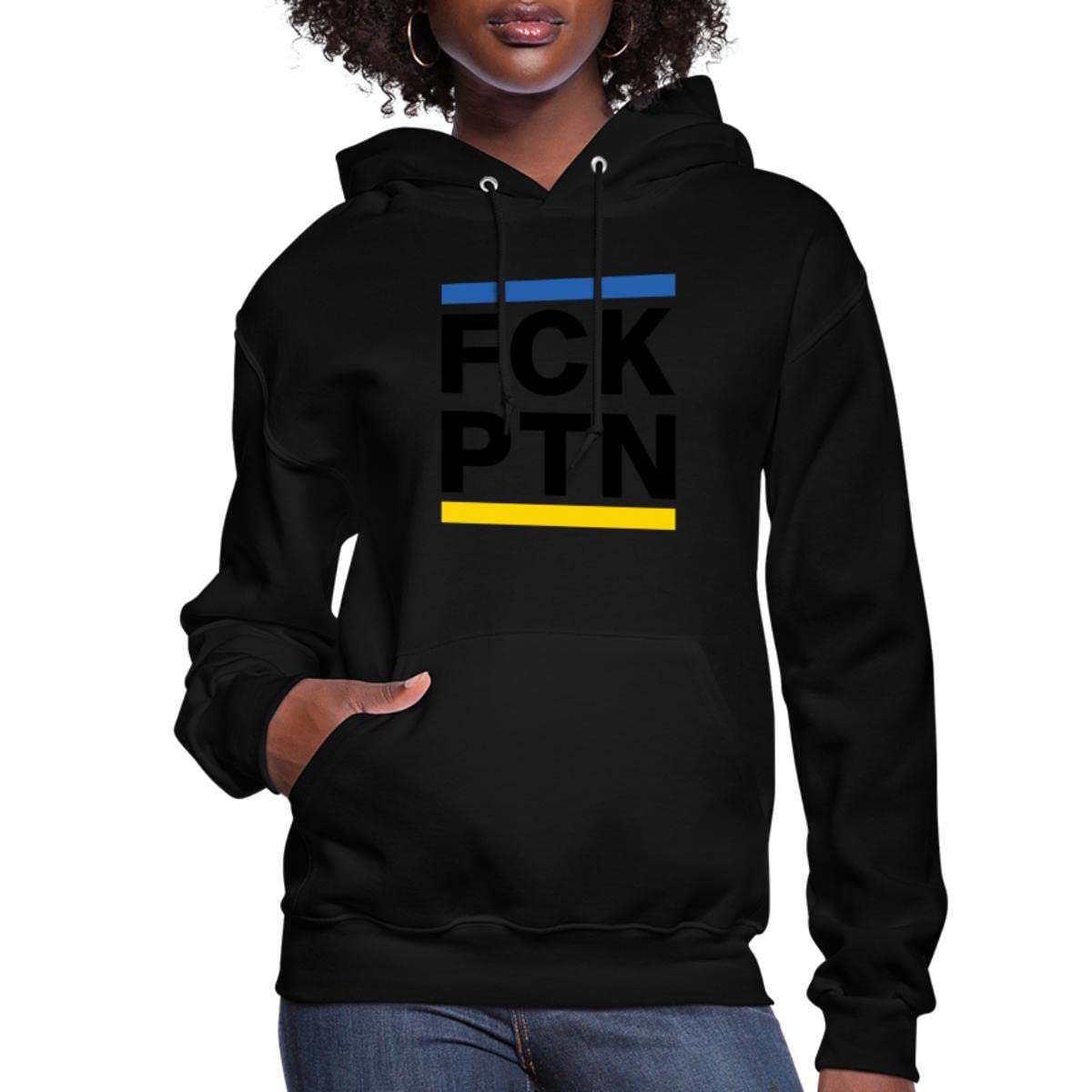 FCK PTN Women's Hoodie - Soft Pullover Sweatshirt for Women | Trendy Streetwear & Casual Outfit | Perfect for Everyday Wear, Gym, and Lounge