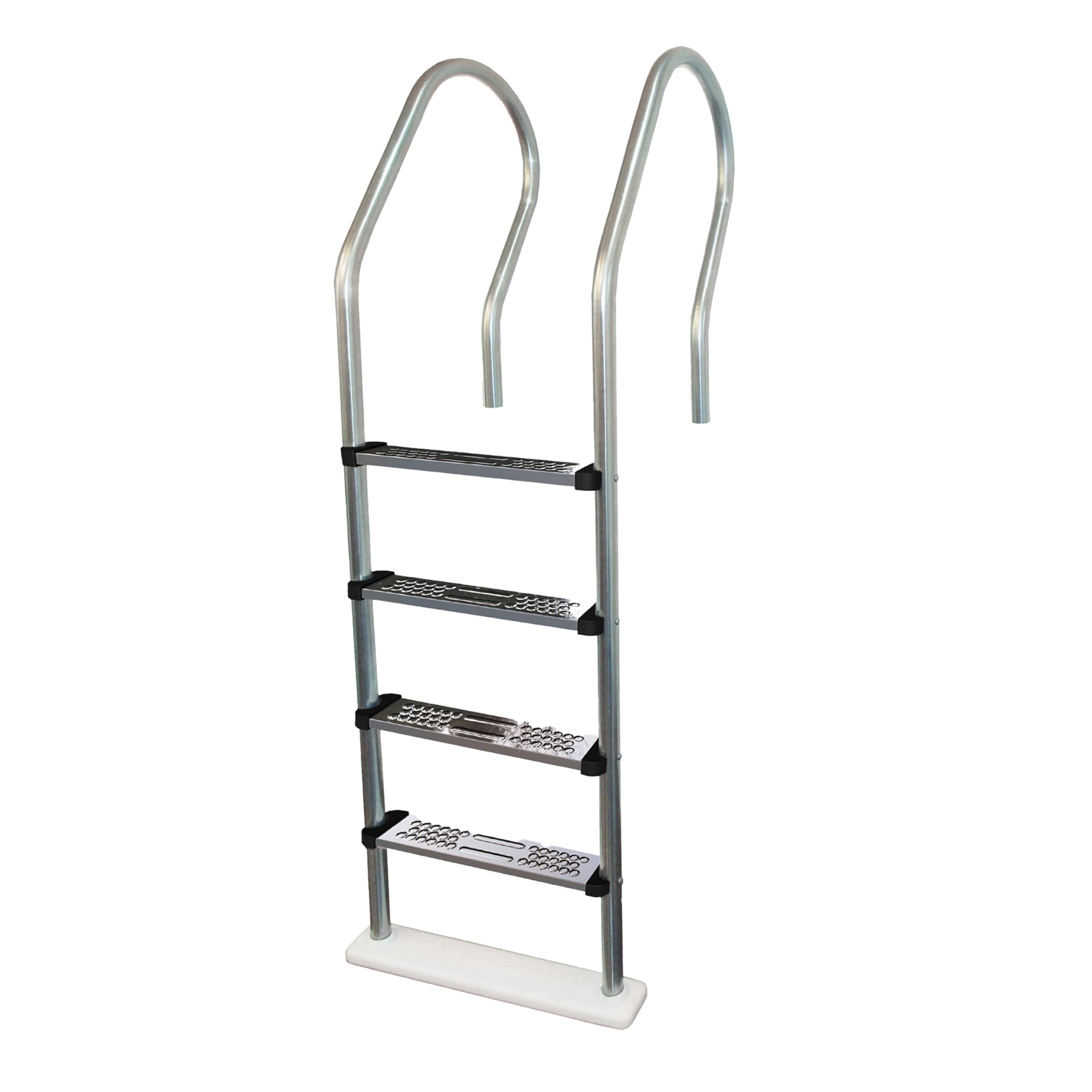 Blue Wave NE1149 Premium Stainless Steel Reverse Bend In-Pool Ladder for Above Ground Swimming Pools - Durable Pool Access Ladder for Safe Entry & Exit | Perfect for Backyard, Inground, and Residential Pools