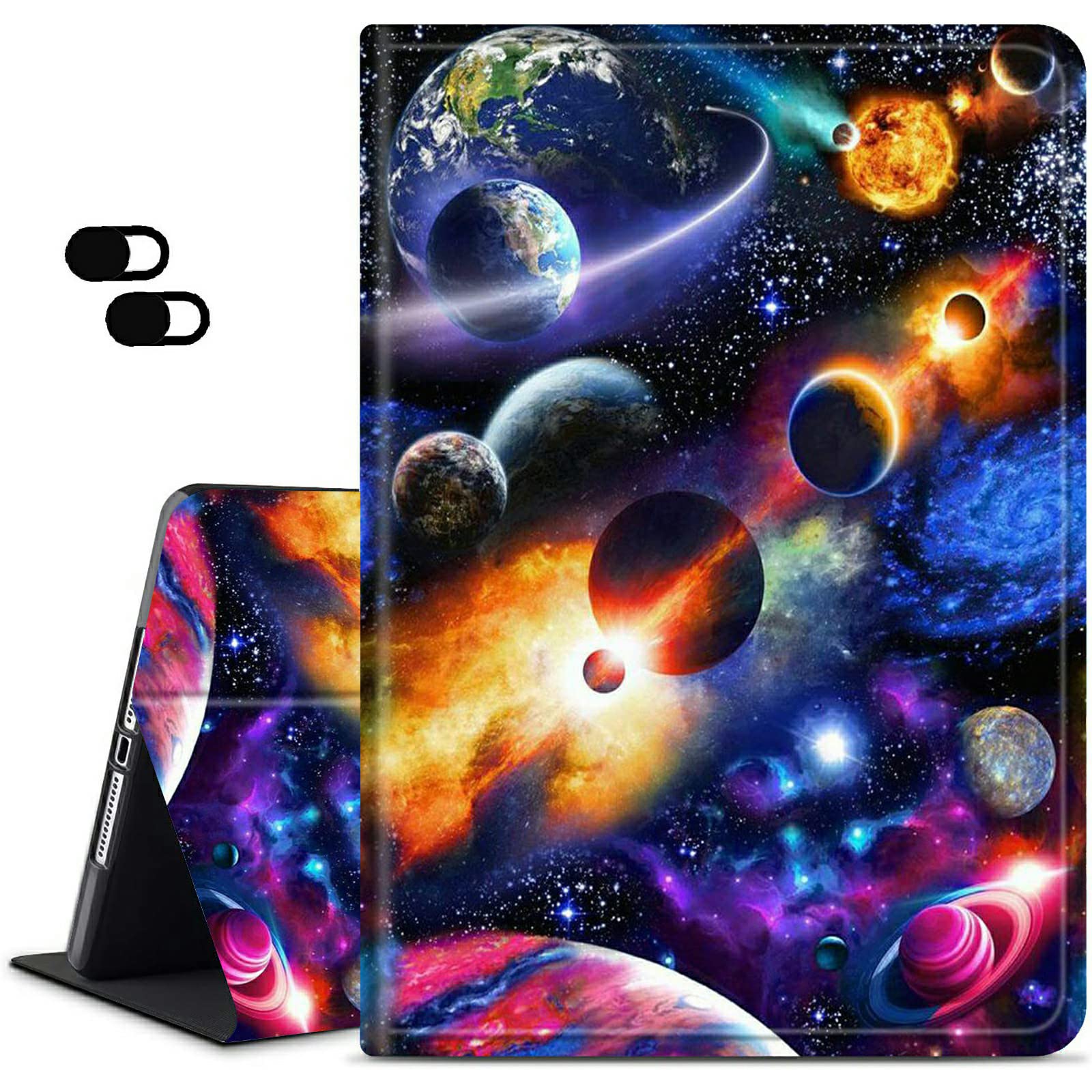Premium Slim Stand Case for Amazon Kindle Fire HD 10 & 10 Plus (11th Gen, 2021) - Adjustable Protective Cover with Shell Back for Fire HD 10.1