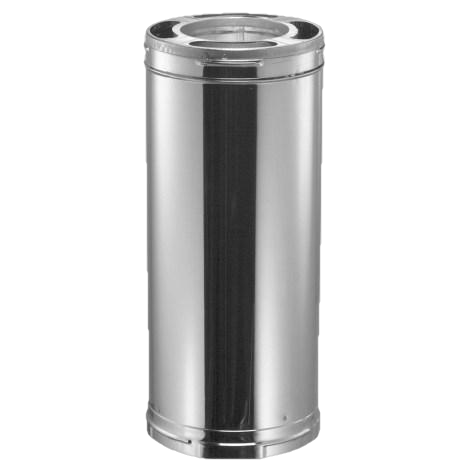 Duravent SD9017SS 6-Inch x 36-Inch Triple Wall Stainless Steel Chimney Pipe - High-Temperature Resistant for Wood Stoves, Fireplaces & Heating Systems - Perfect for Home, Cabin & Outdoor Use