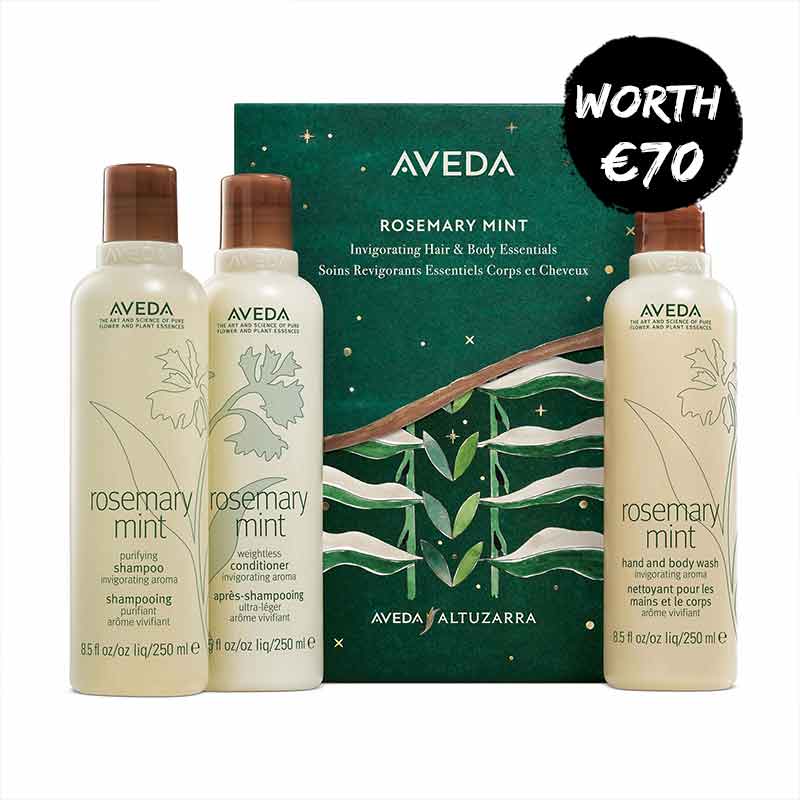 Aveda Rosemary Mint Invigorating Shampoo & Conditioner Gift Set - Natural Hair Care for Volume & Shine | Perfect for Spa Days & Relaxing Self-Care Routines