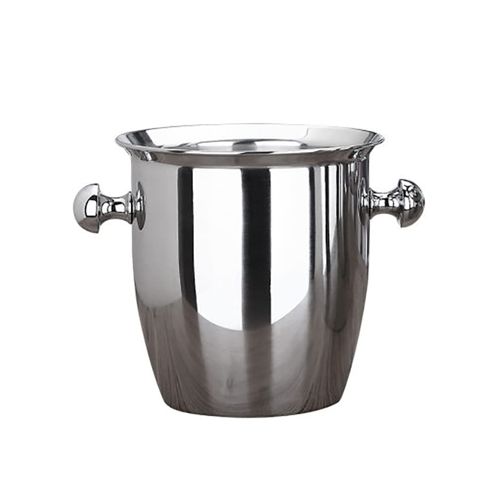 Stainless Steel Ice Bucket 5L - Thickened Insulated Wine & Champagne Cooler for Hotel, Bar, KTV - Durable & Stylish for Parties, Weddings & Home Entertaining