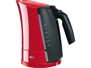 Braun WK300 1.6L Cordless Electric Kettle for Tea & Coffee - Fast Boiling, Auto Shut-Off, 220V (European Plug) - Perfect for Home, Office & Travel Use
