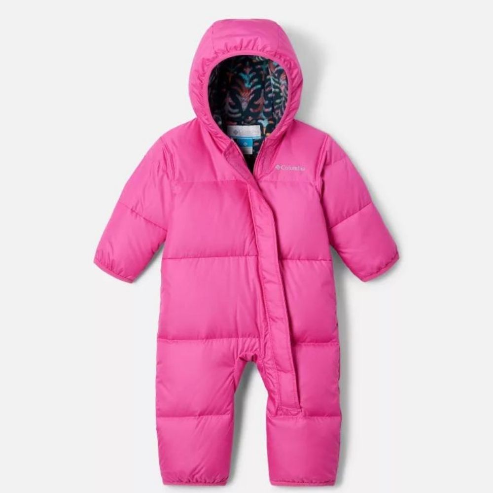 Columbia Snuggly Bunny Bunting - Soft Pink Baby Winter Outfit for Newborns & Infants | Warm Fleece Snowsuit for Outdoor Adventures & Photo Shoots
